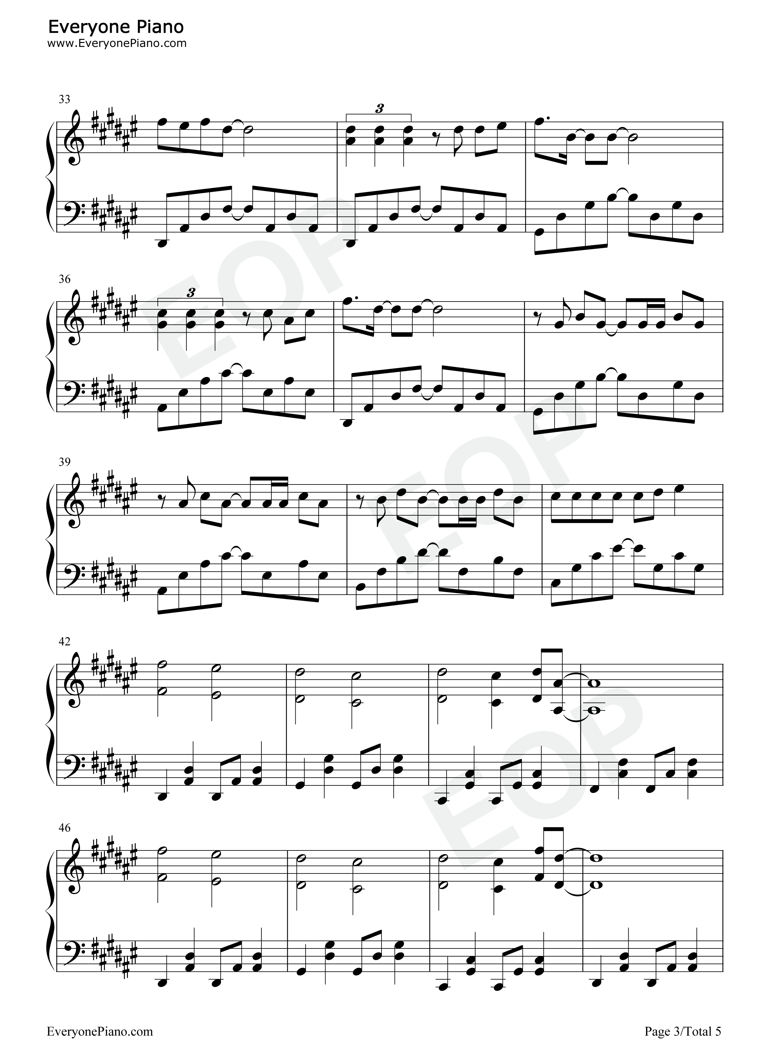 青苹果乐园钢琴谱_小虎队