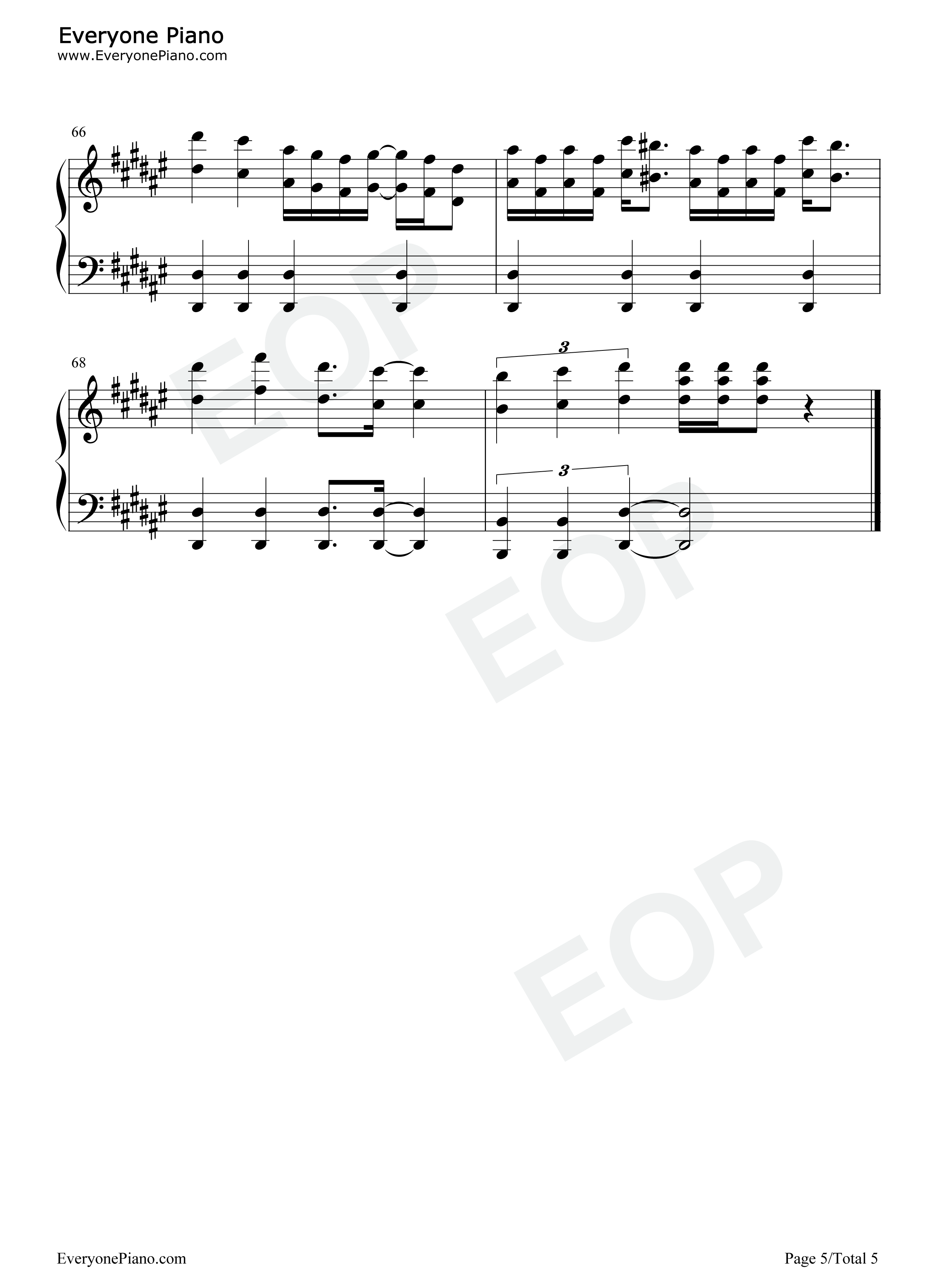 青苹果乐园钢琴谱_小虎队