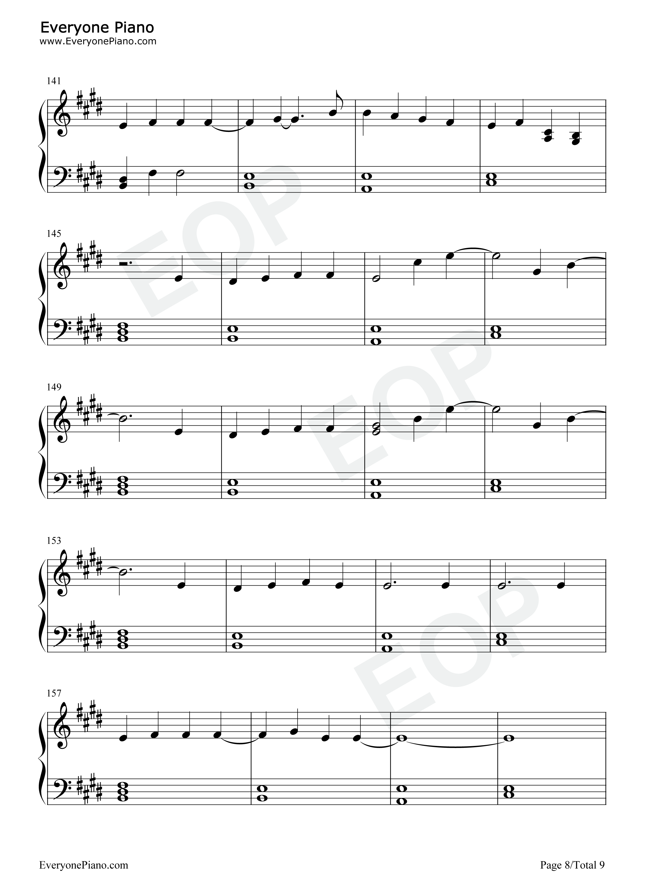 My_Universe钢琴谱_Coldplay_防弹少年团