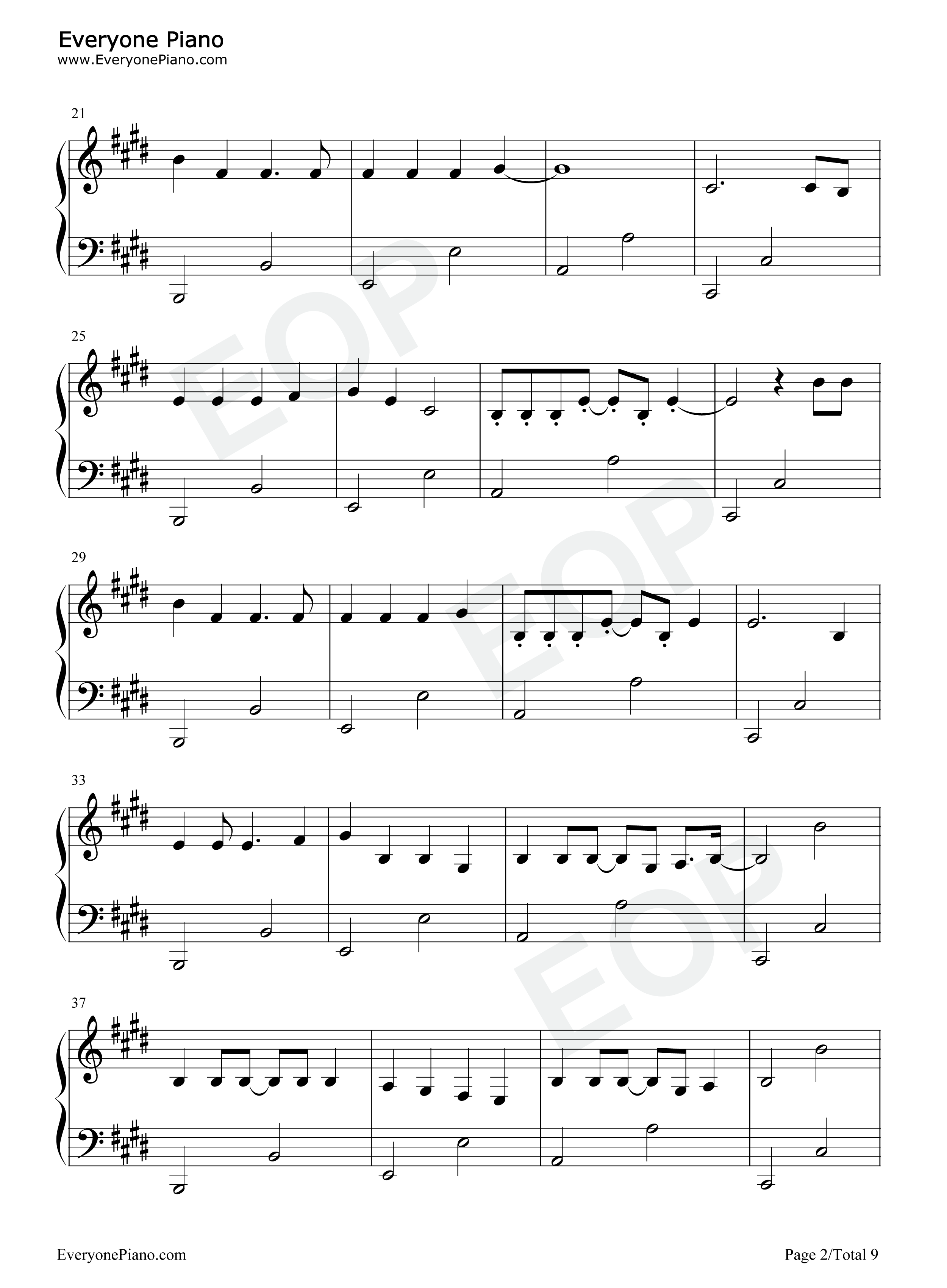 My_Universe钢琴谱_Coldplay_防弹少年团