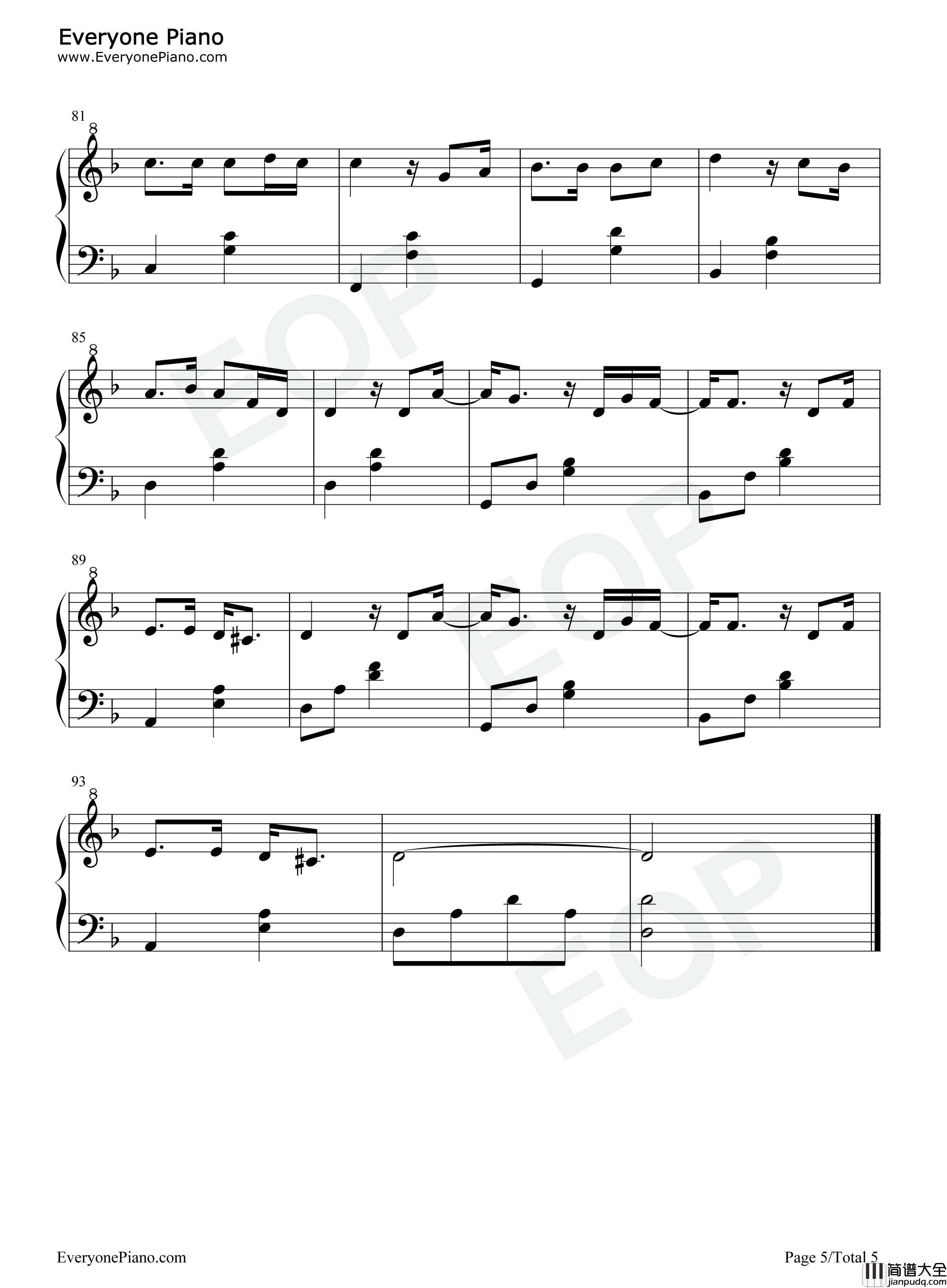 谁能明白我钢琴谱_林子祥