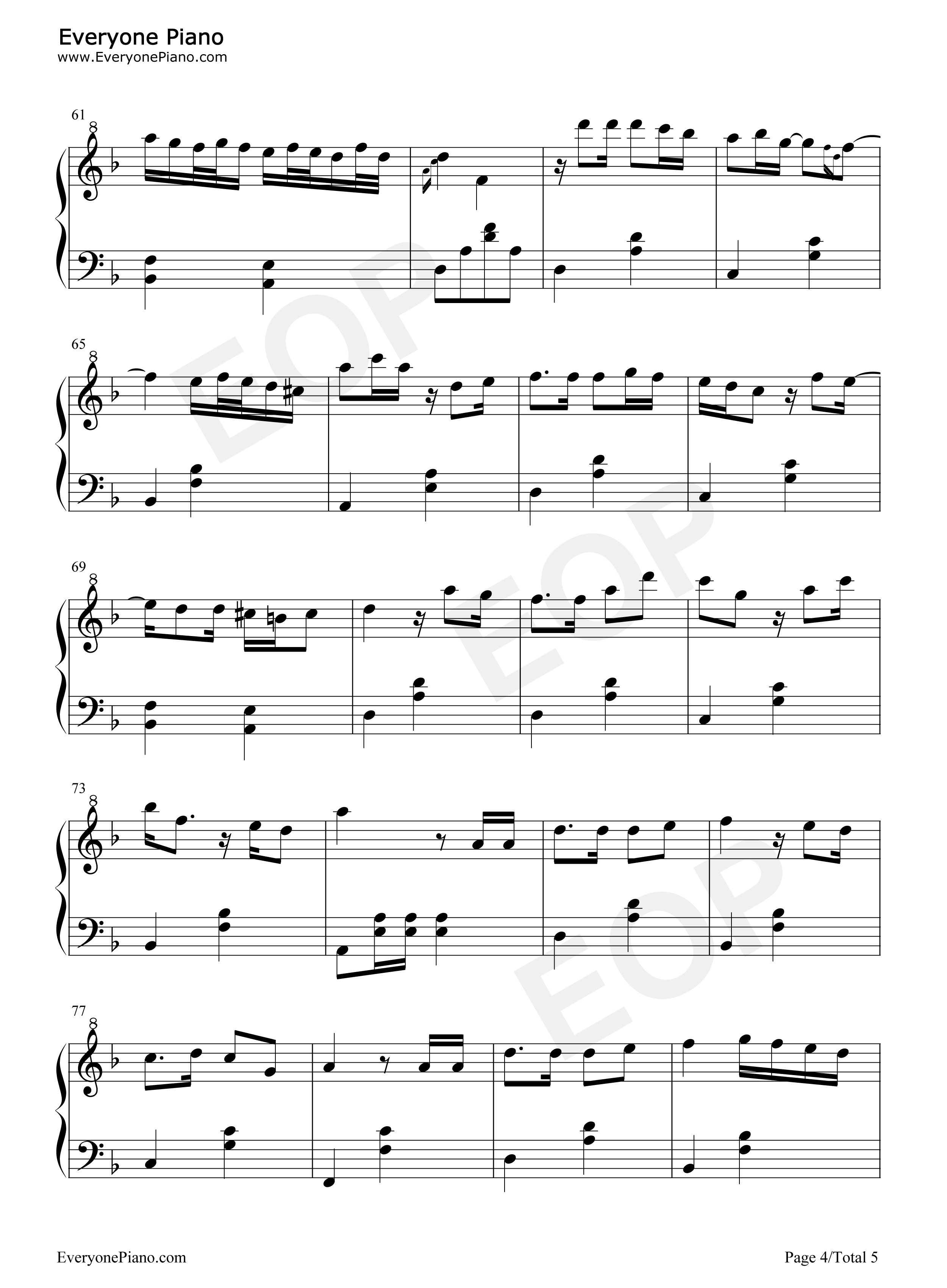 谁能明白我钢琴谱_林子祥