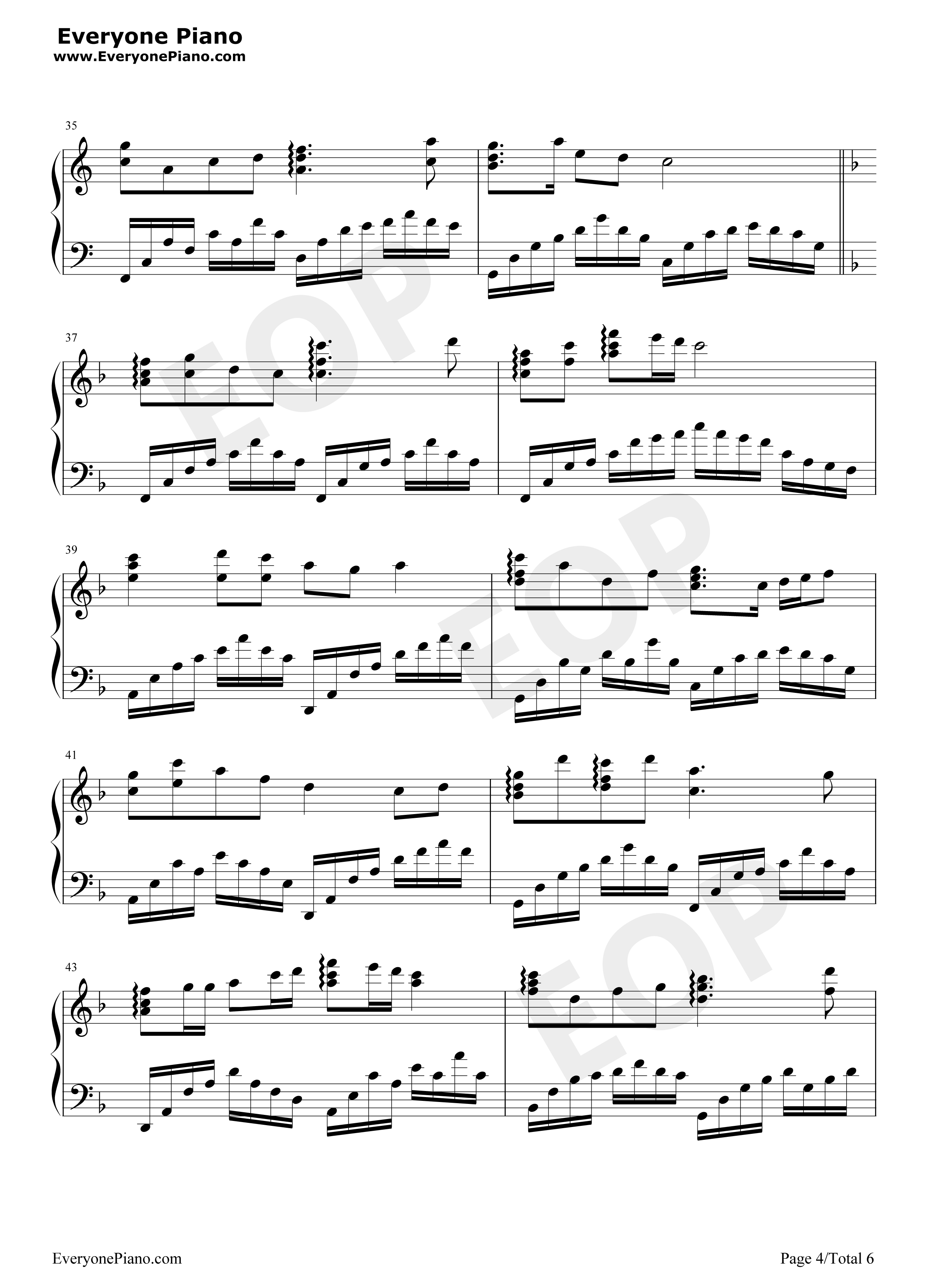 一条大河钢琴谱_刘炽