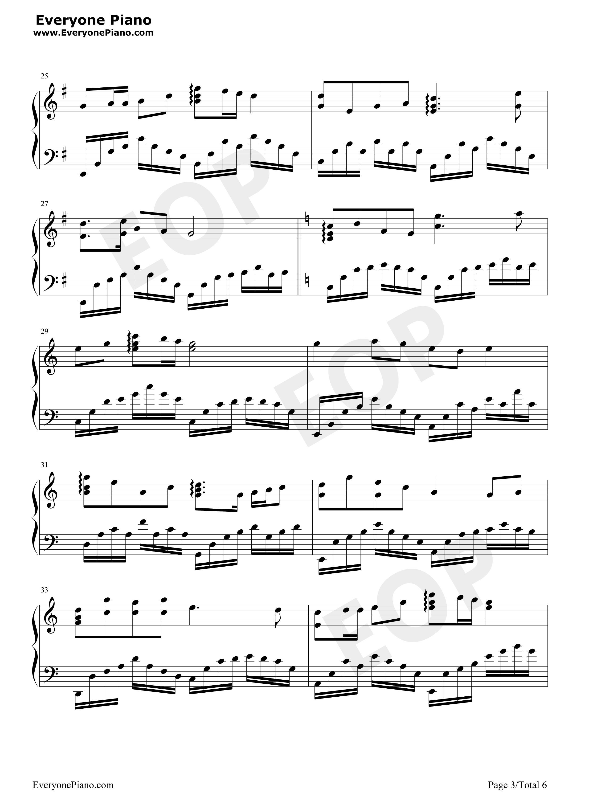 一条大河钢琴谱_刘炽