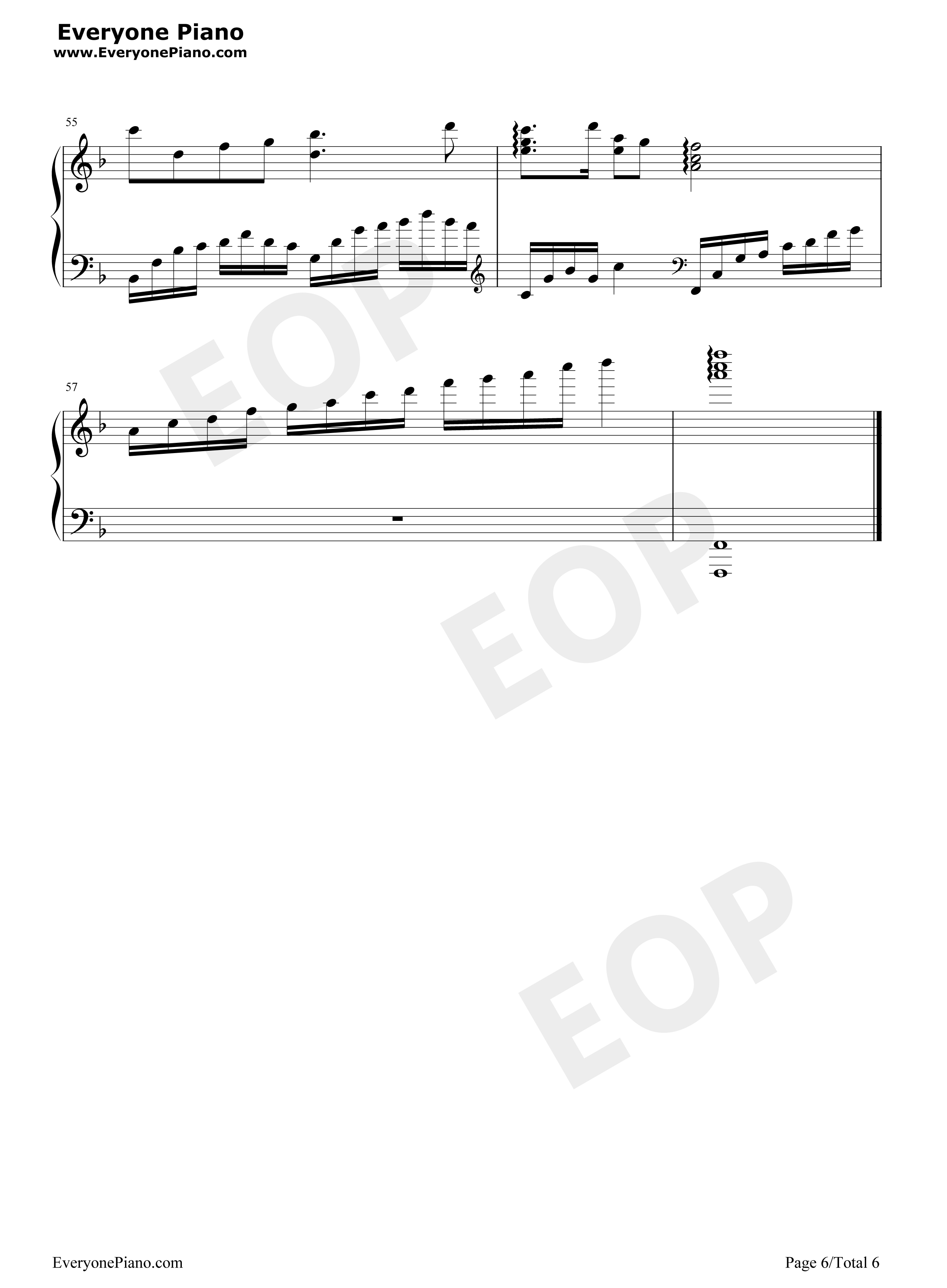 一条大河钢琴谱_刘炽