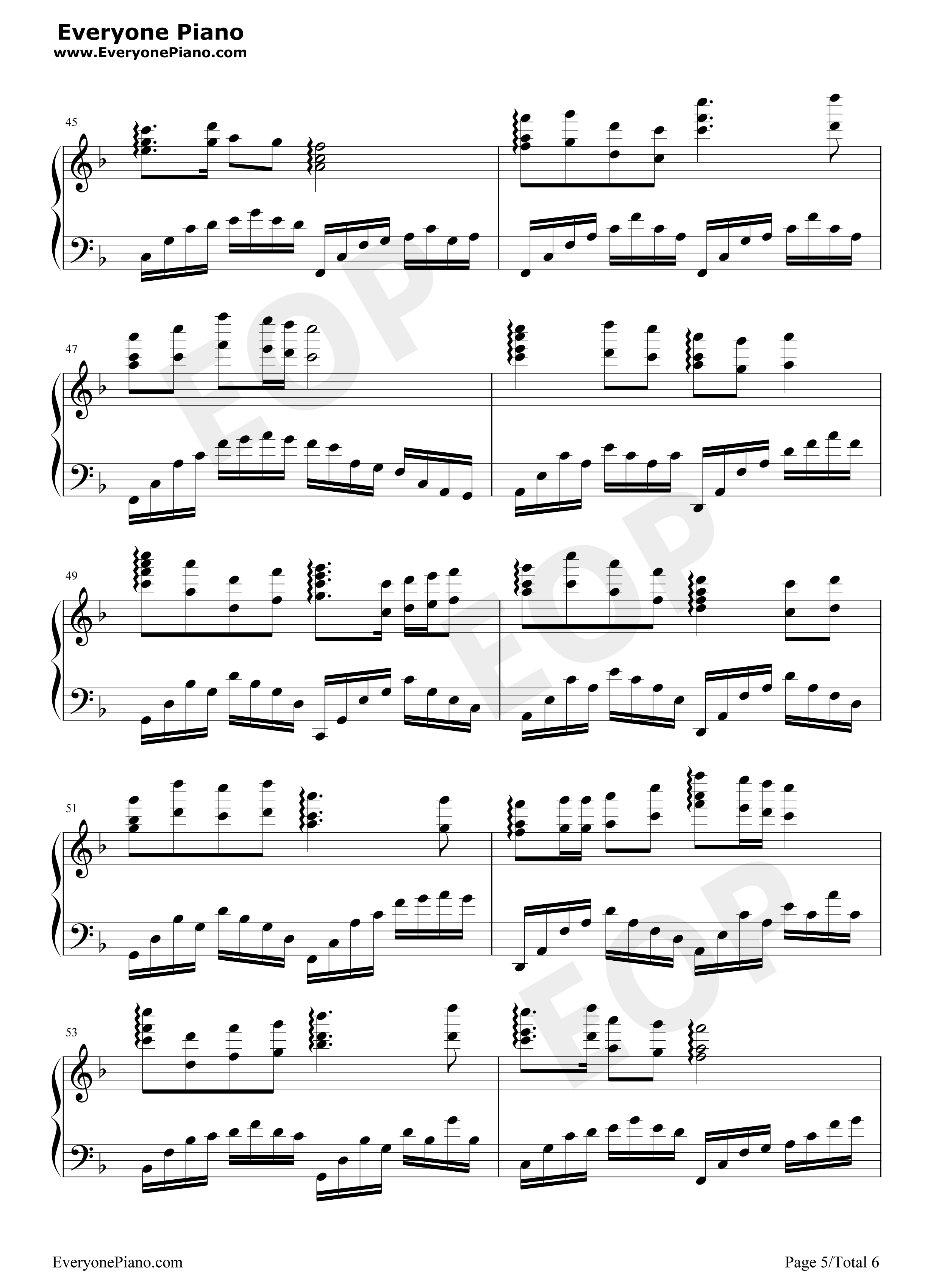 一条大河钢琴谱_刘炽