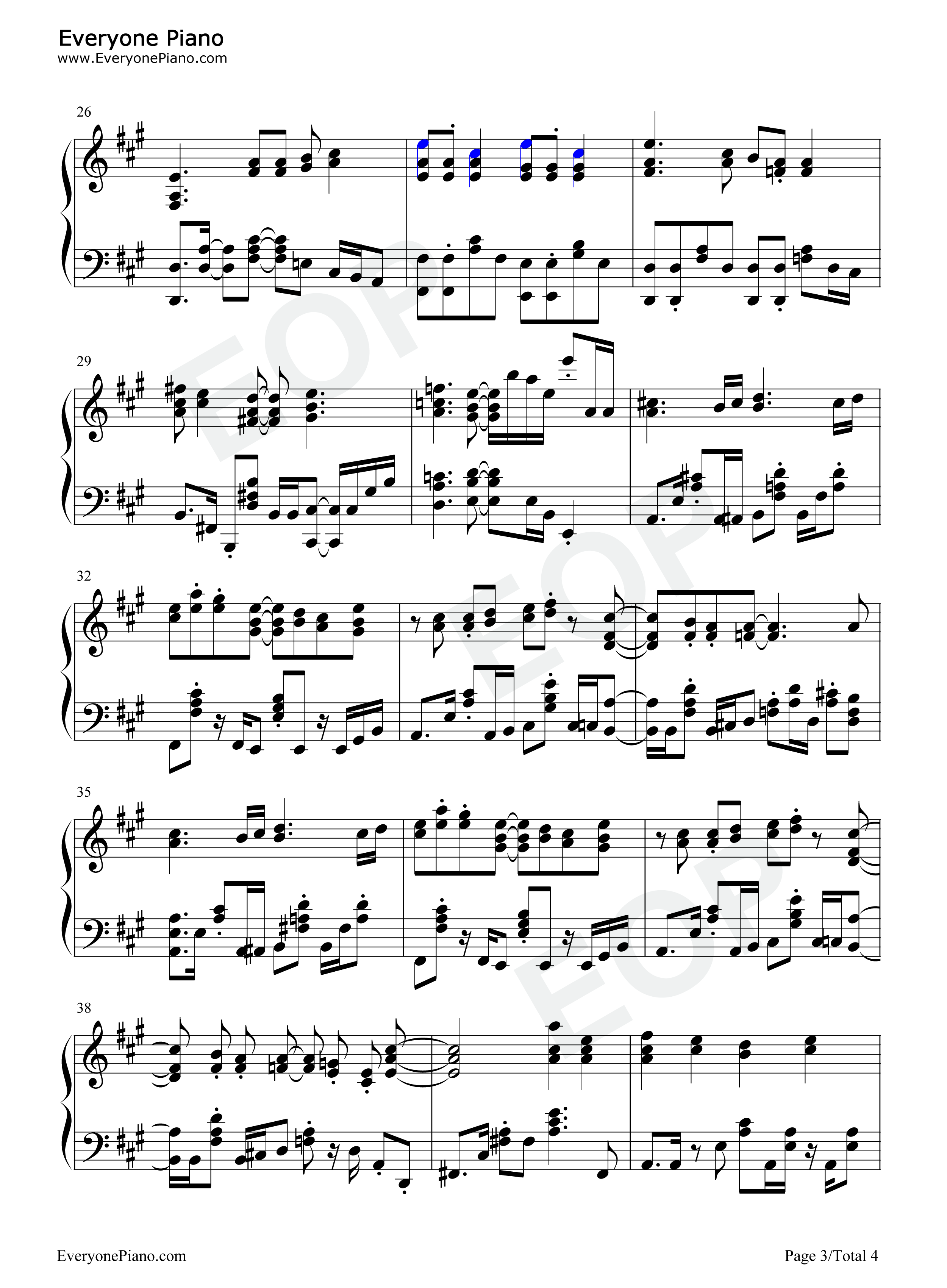 君に会えた日钢琴谱_鬼头明里_伊藤美来