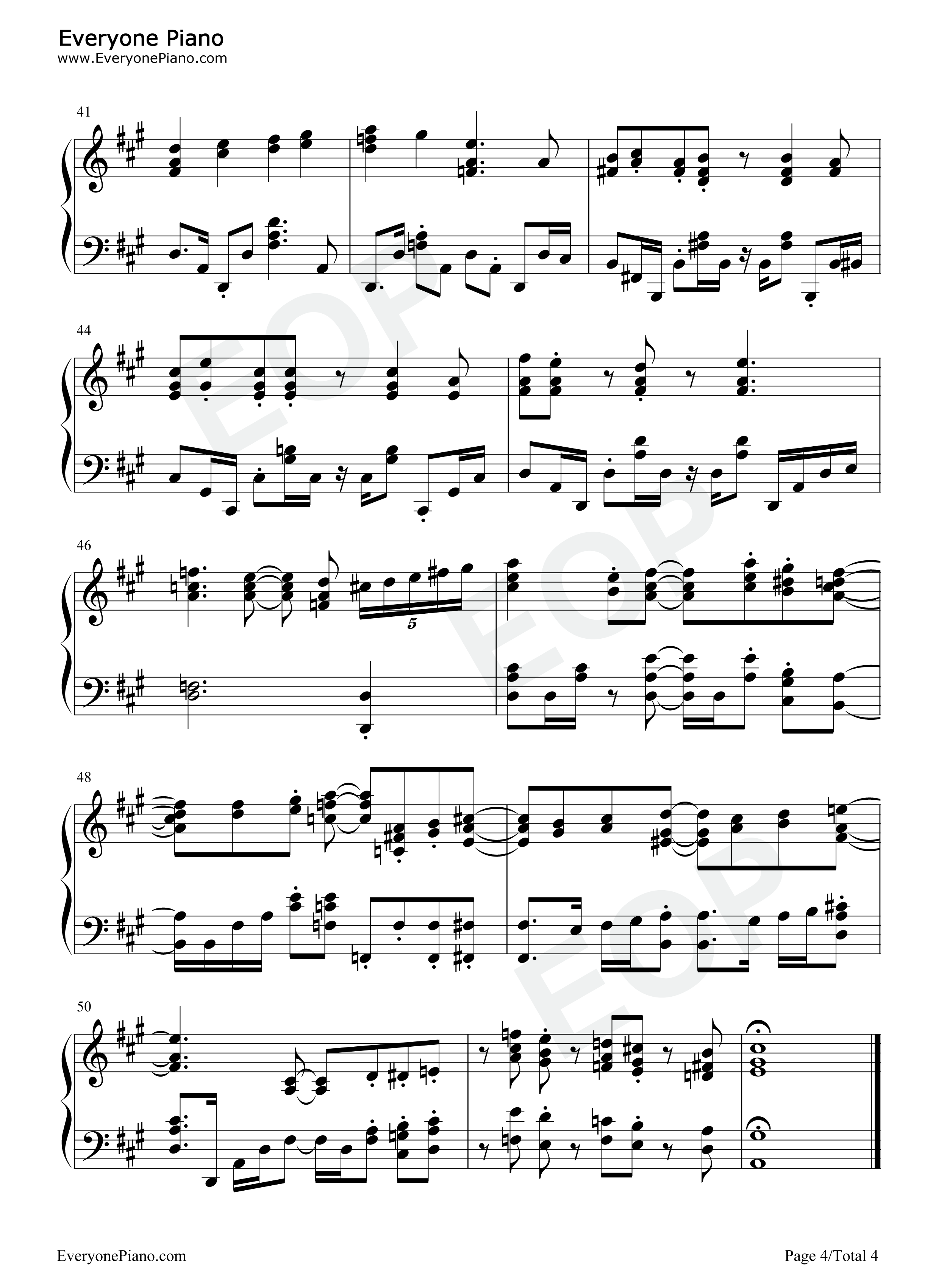 君に会えた日钢琴谱_鬼头明里_伊藤美来