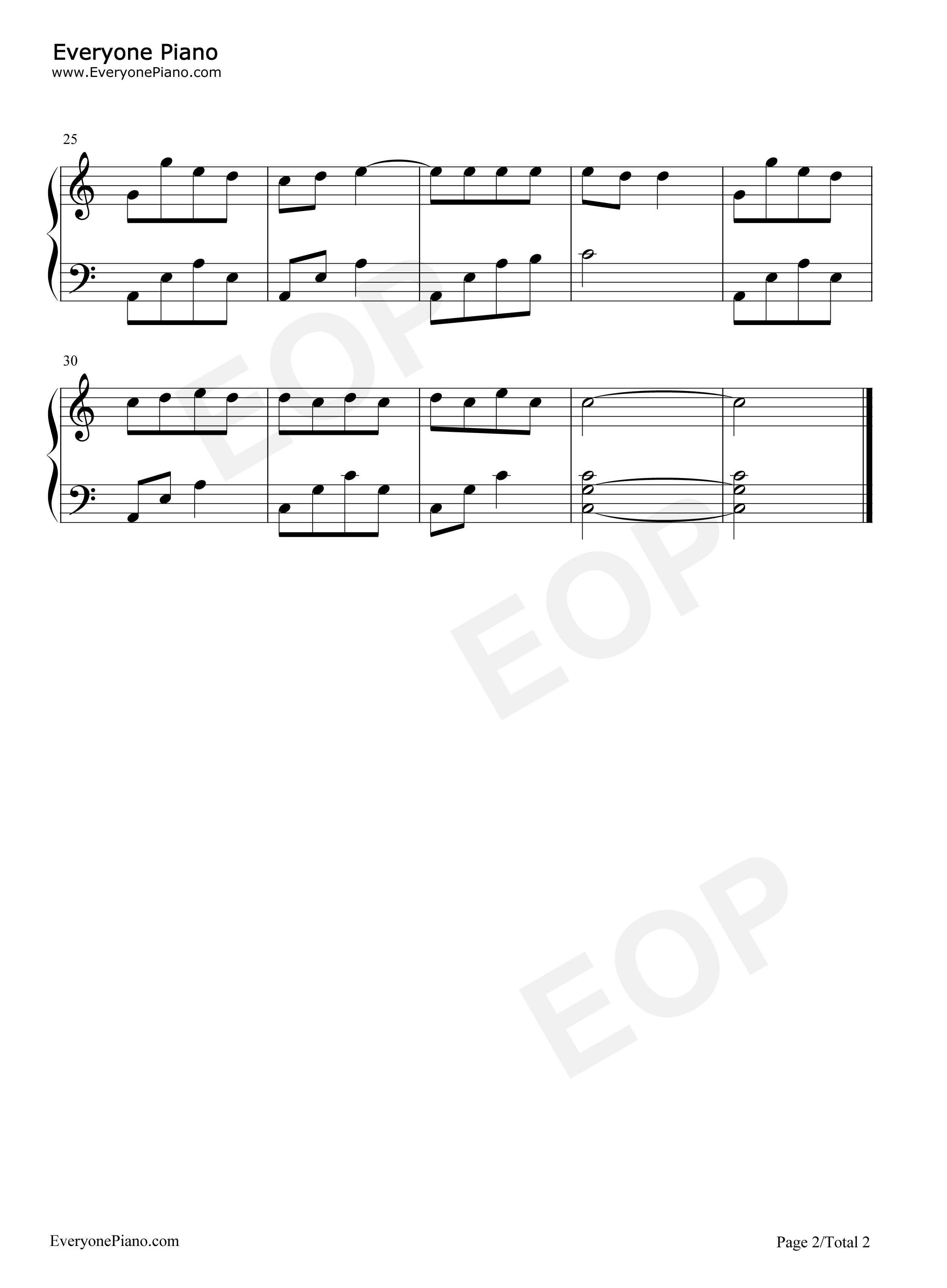 漫步宇宙钢琴谱_蓝心羽