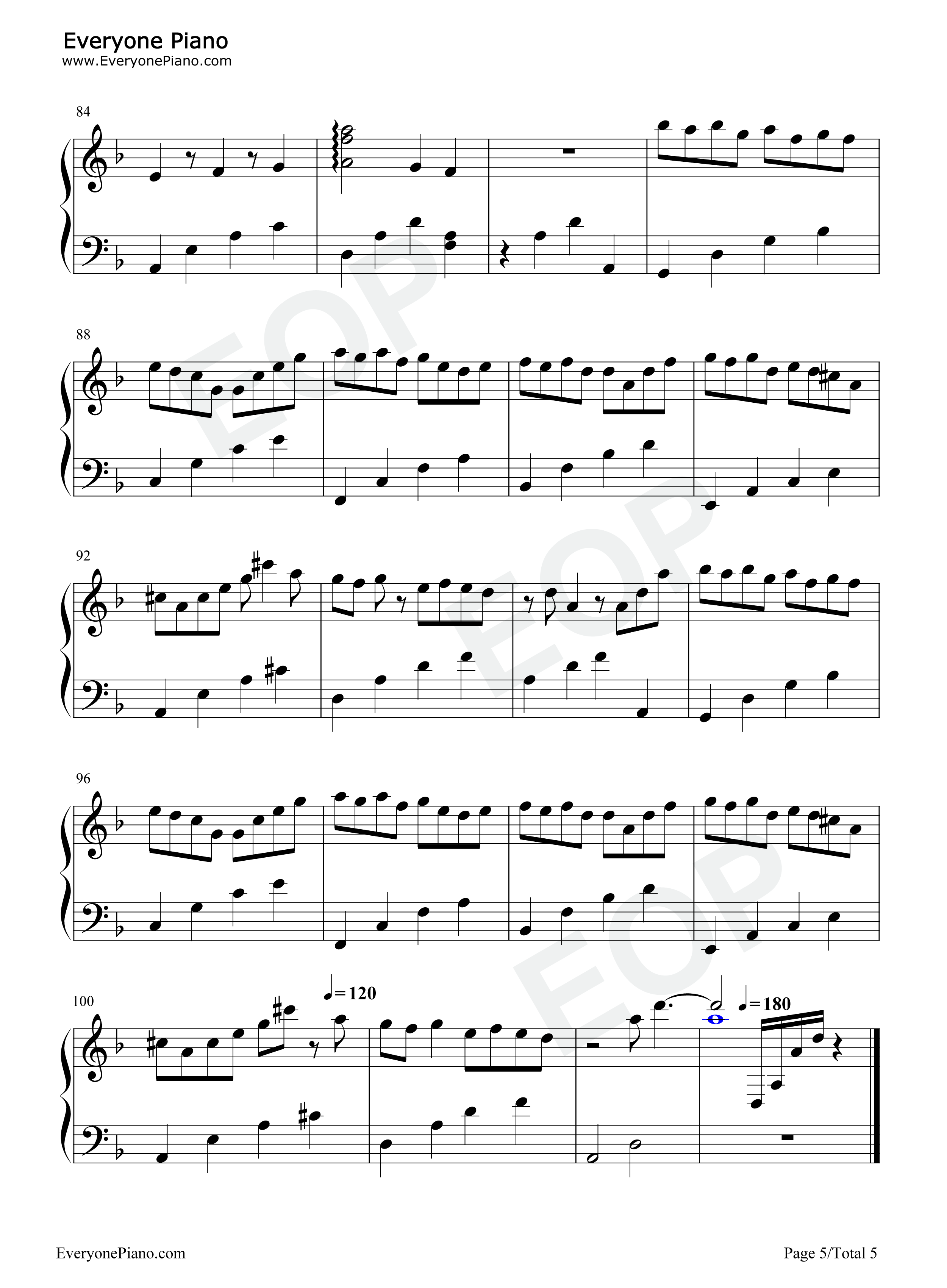 夕化粧钢琴谱_BURTON