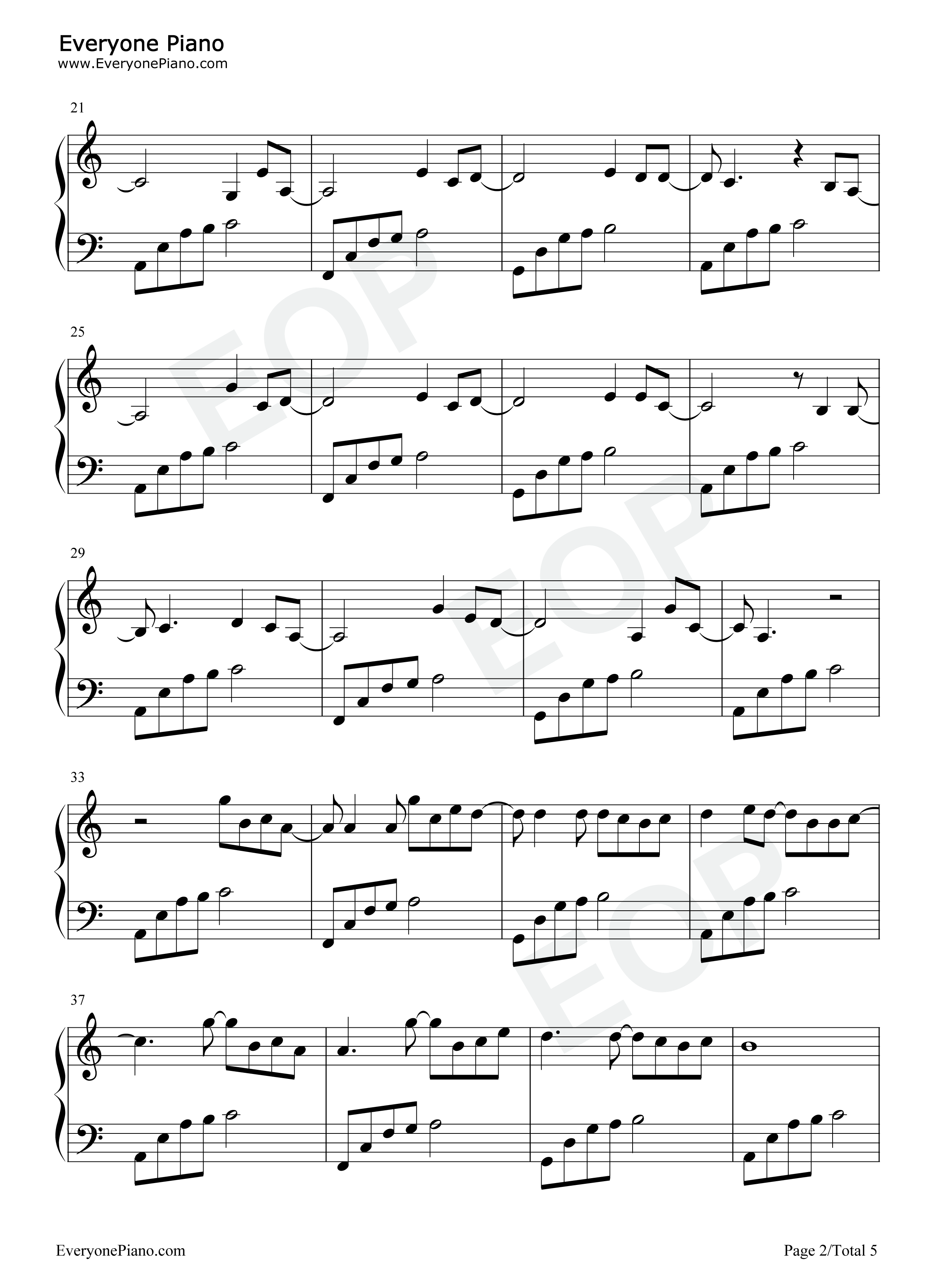 17_40钢琴谱_AniFace