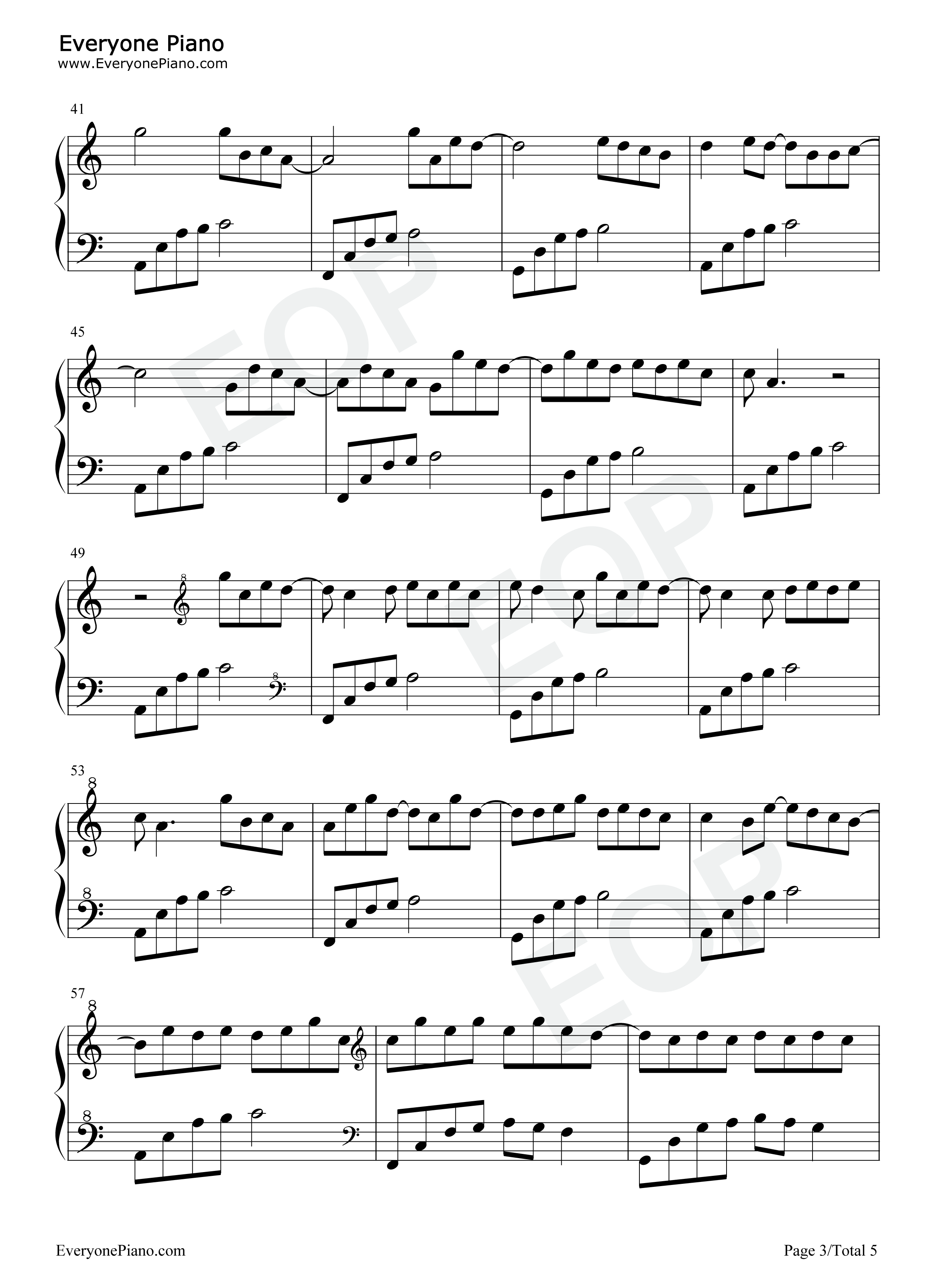 17_40钢琴谱_AniFace