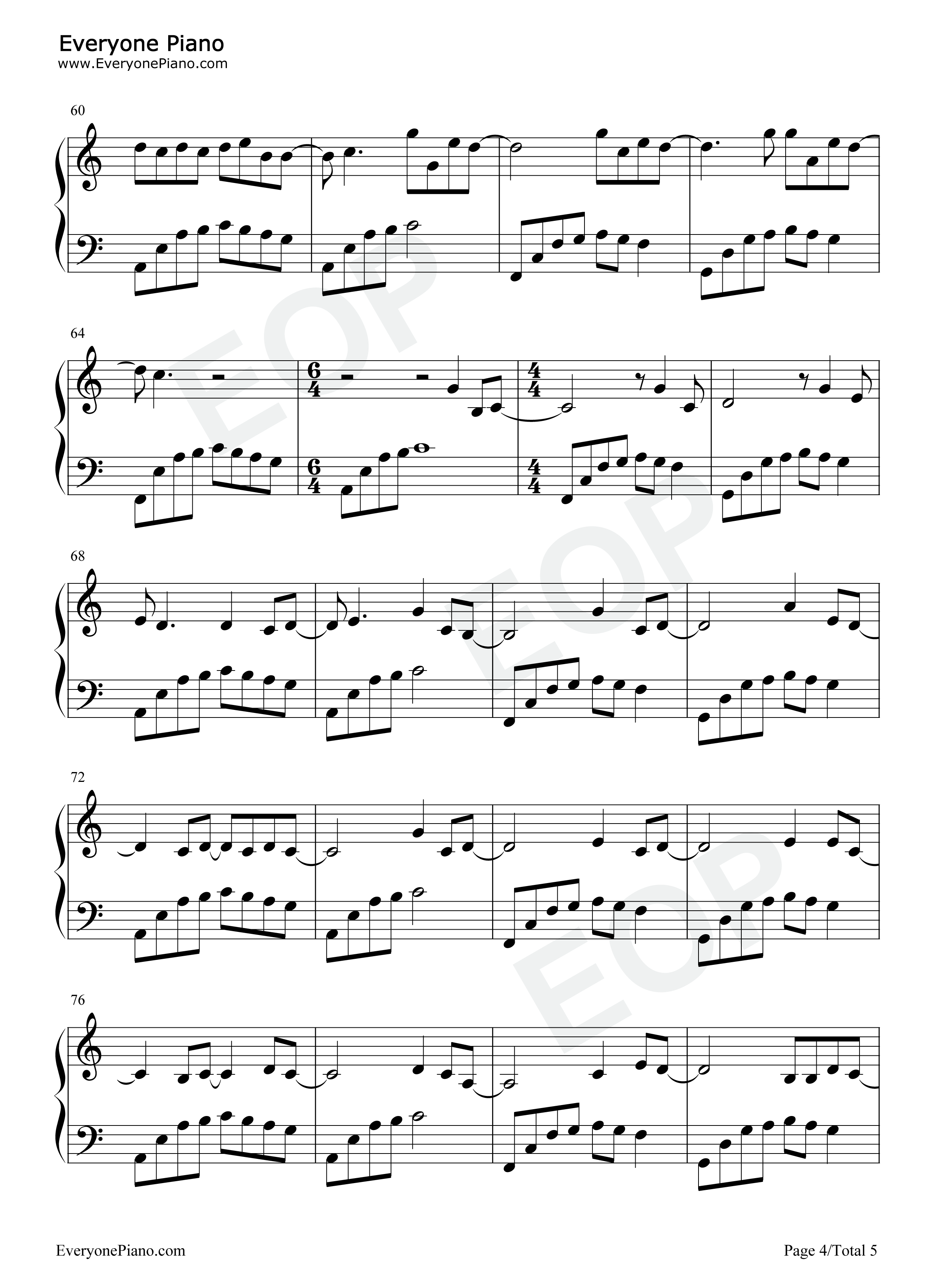 17_40钢琴谱_AniFace