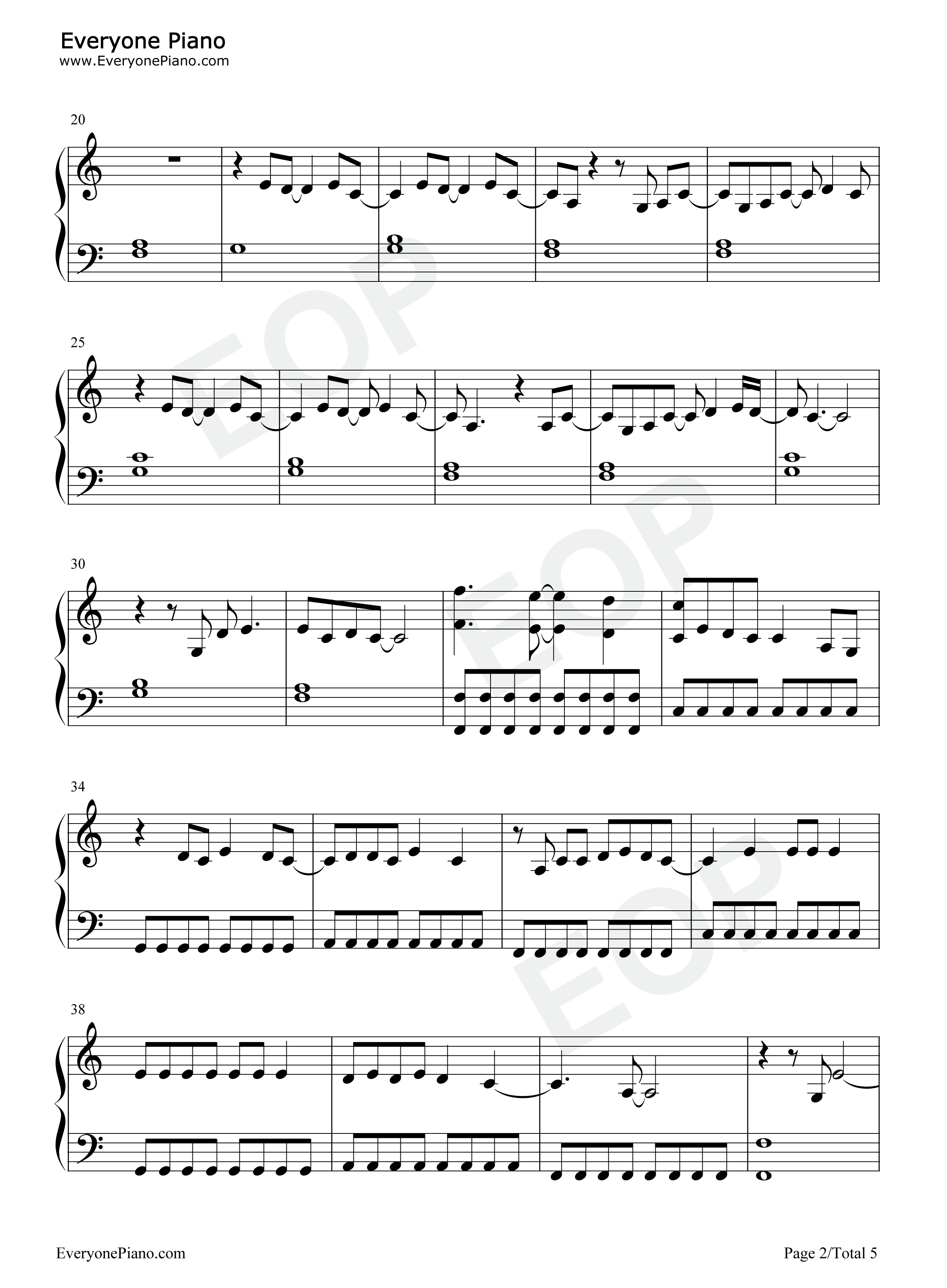 We_Were_Happy钢琴谱_Taylor_Swift