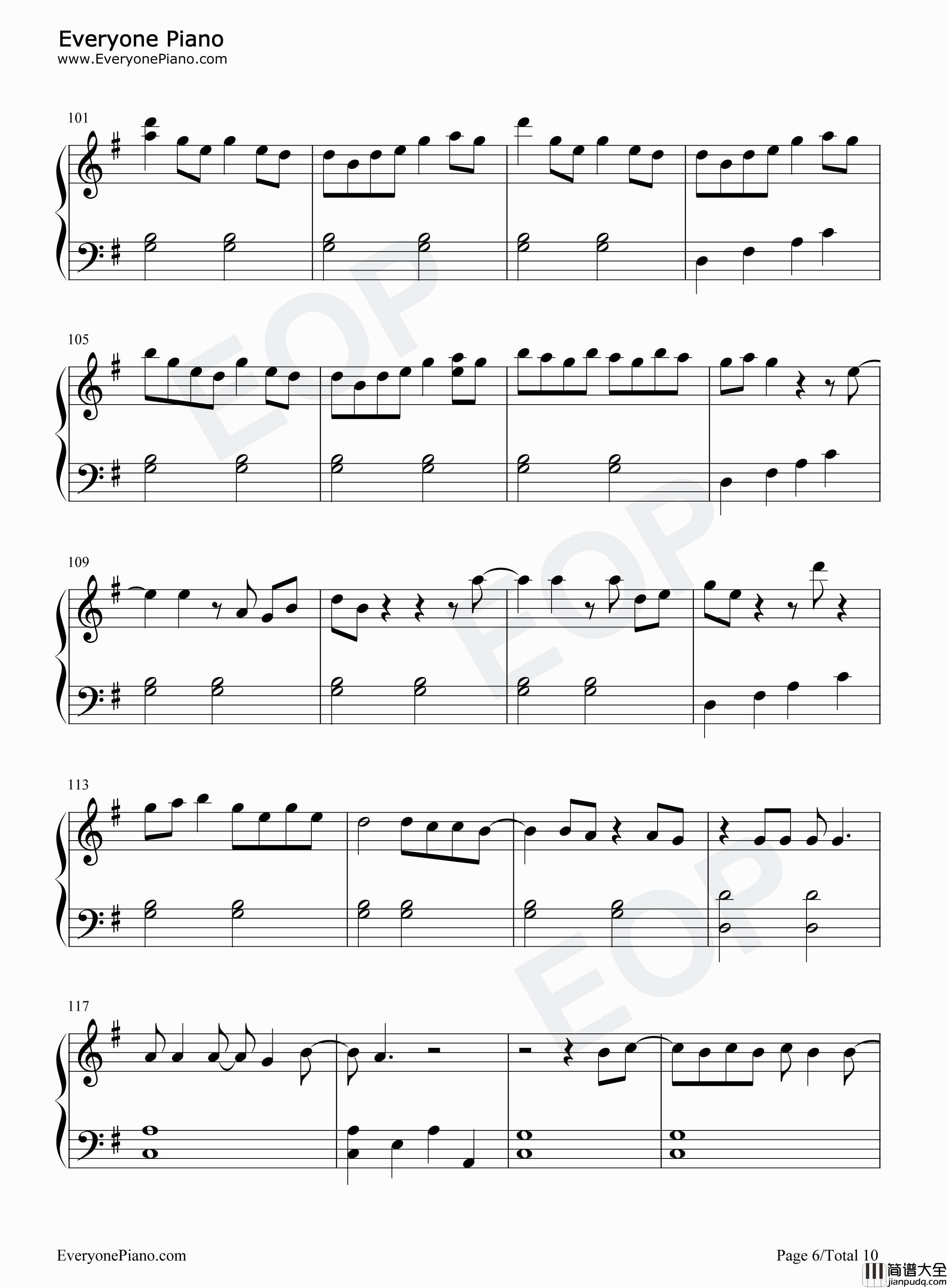 Only_Wanna_Be_with_You钢琴谱_Post_Malone