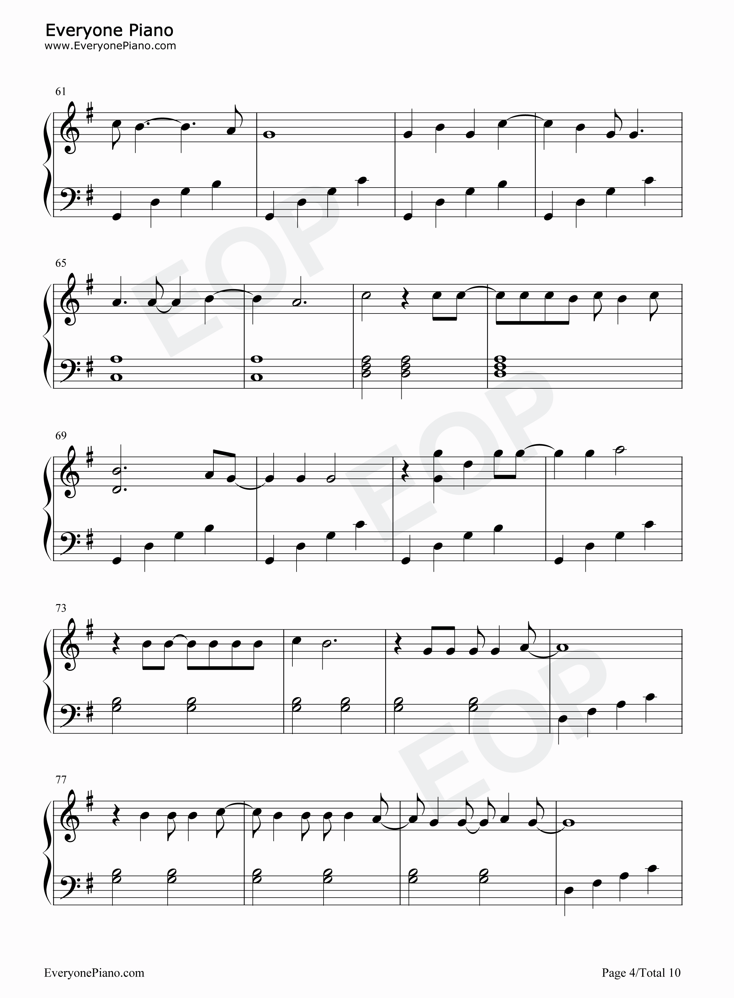 Only_Wanna_Be_with_You钢琴谱_Post_Malone