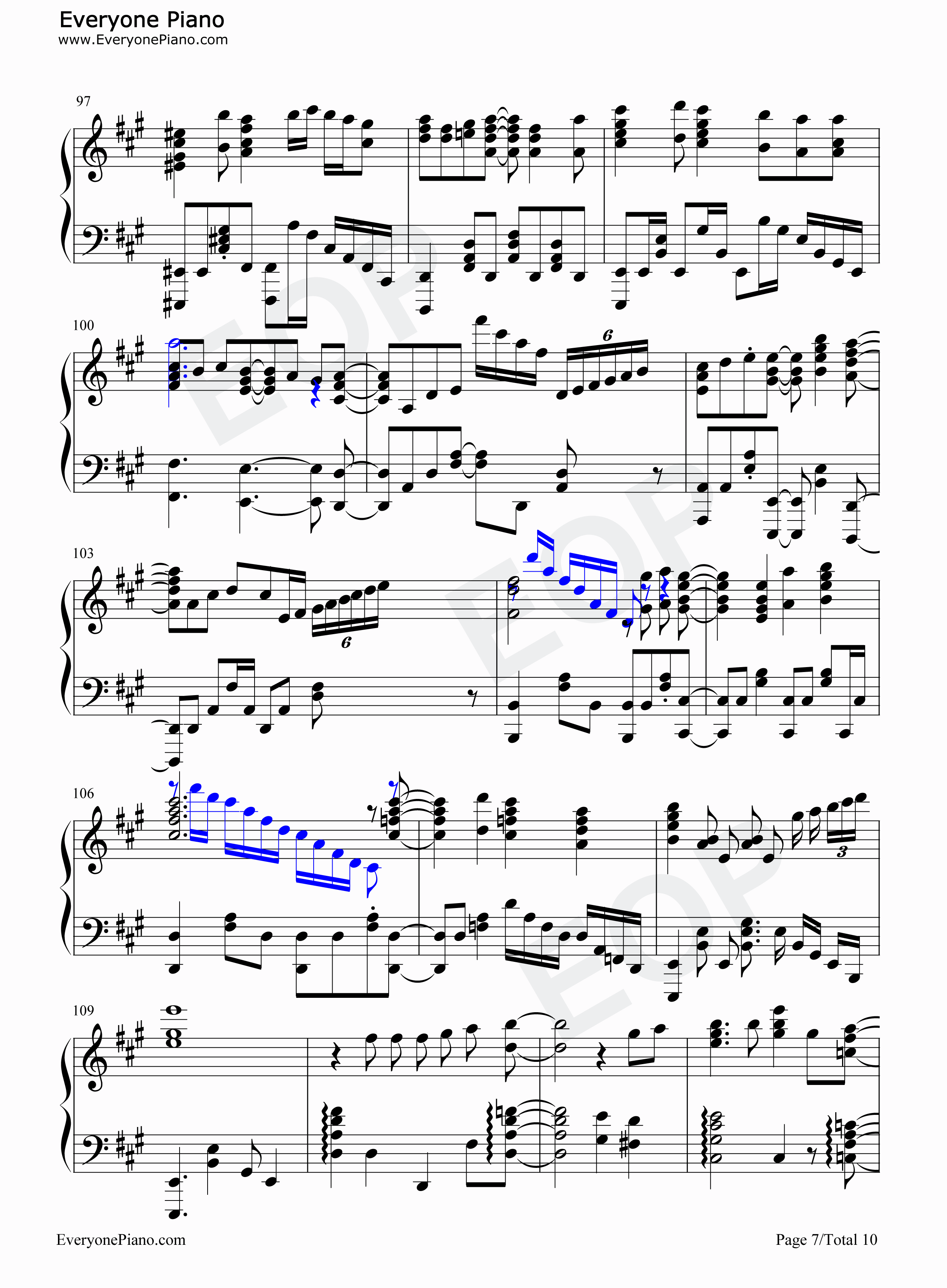 木漏れ日のエール钢琴谱_Machico_大西沙织