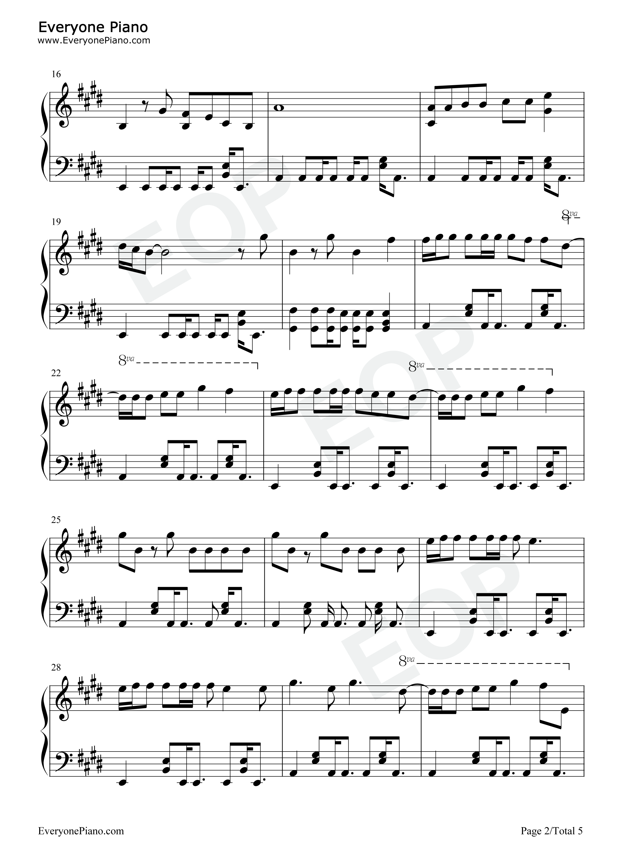 10_Months钢琴谱_Enhypen