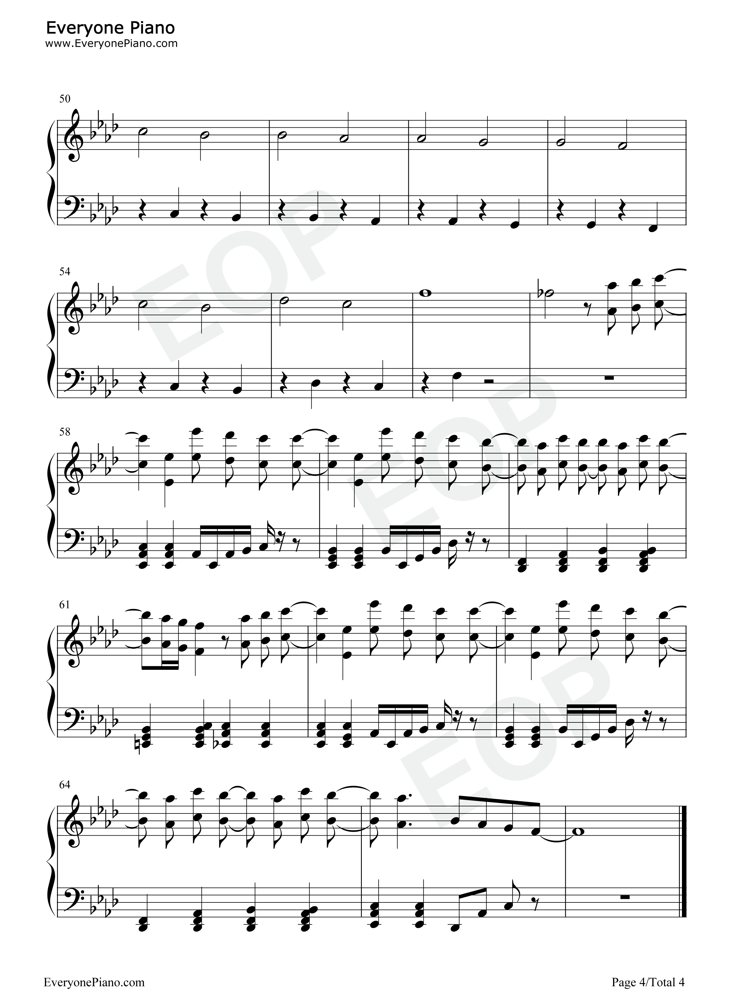 你的色彩钢琴谱_声入人心男团Super_Vocal