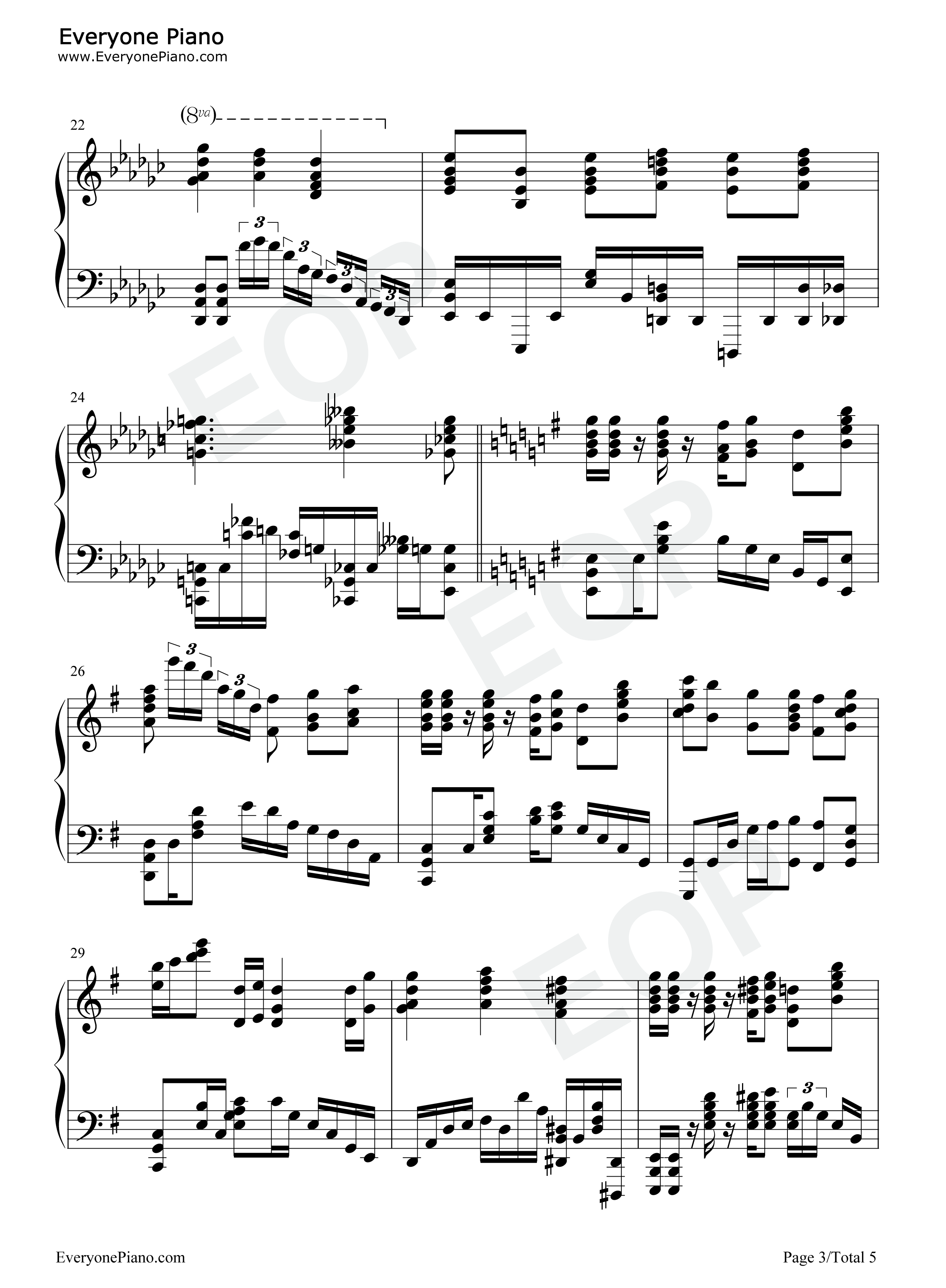 灰色のサーガ钢琴谱_ChouCho