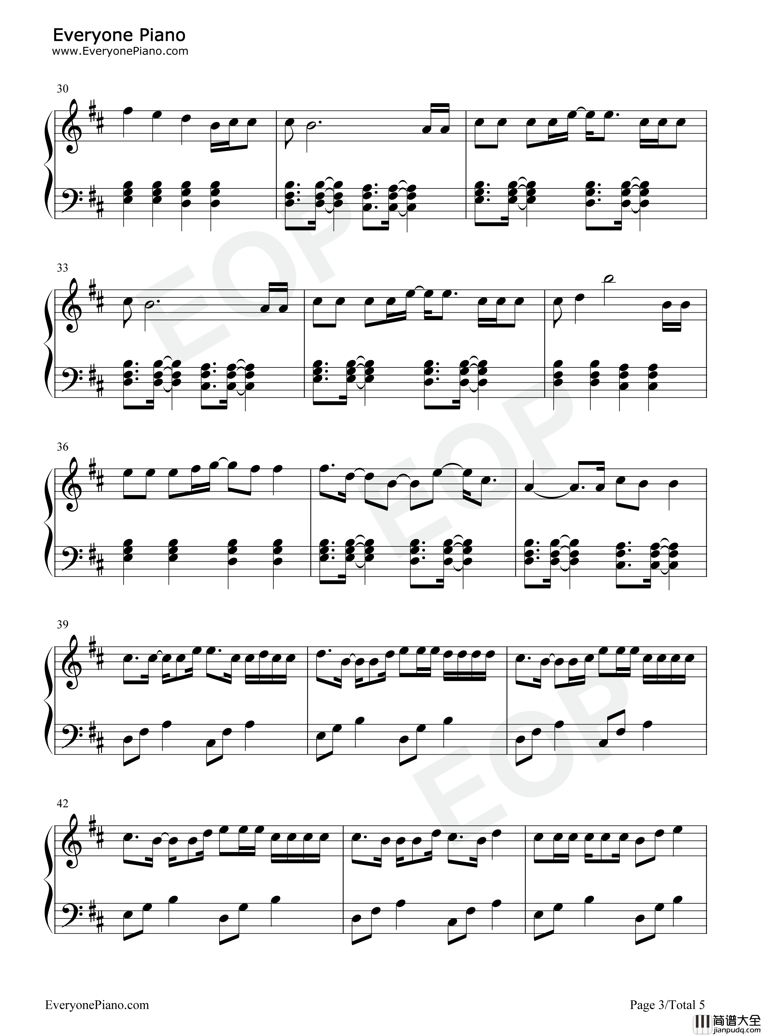 Baby_Im_Jealous钢琴谱_Bebe_Rexha_Doja_Cat