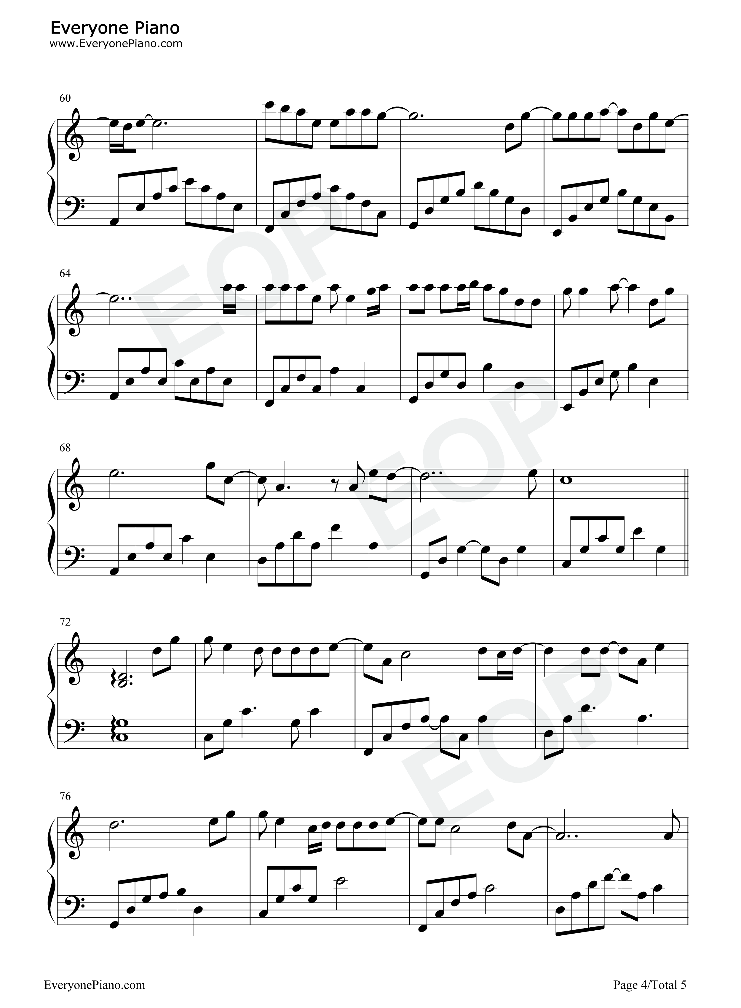 一口钢琴谱_陈雪凝