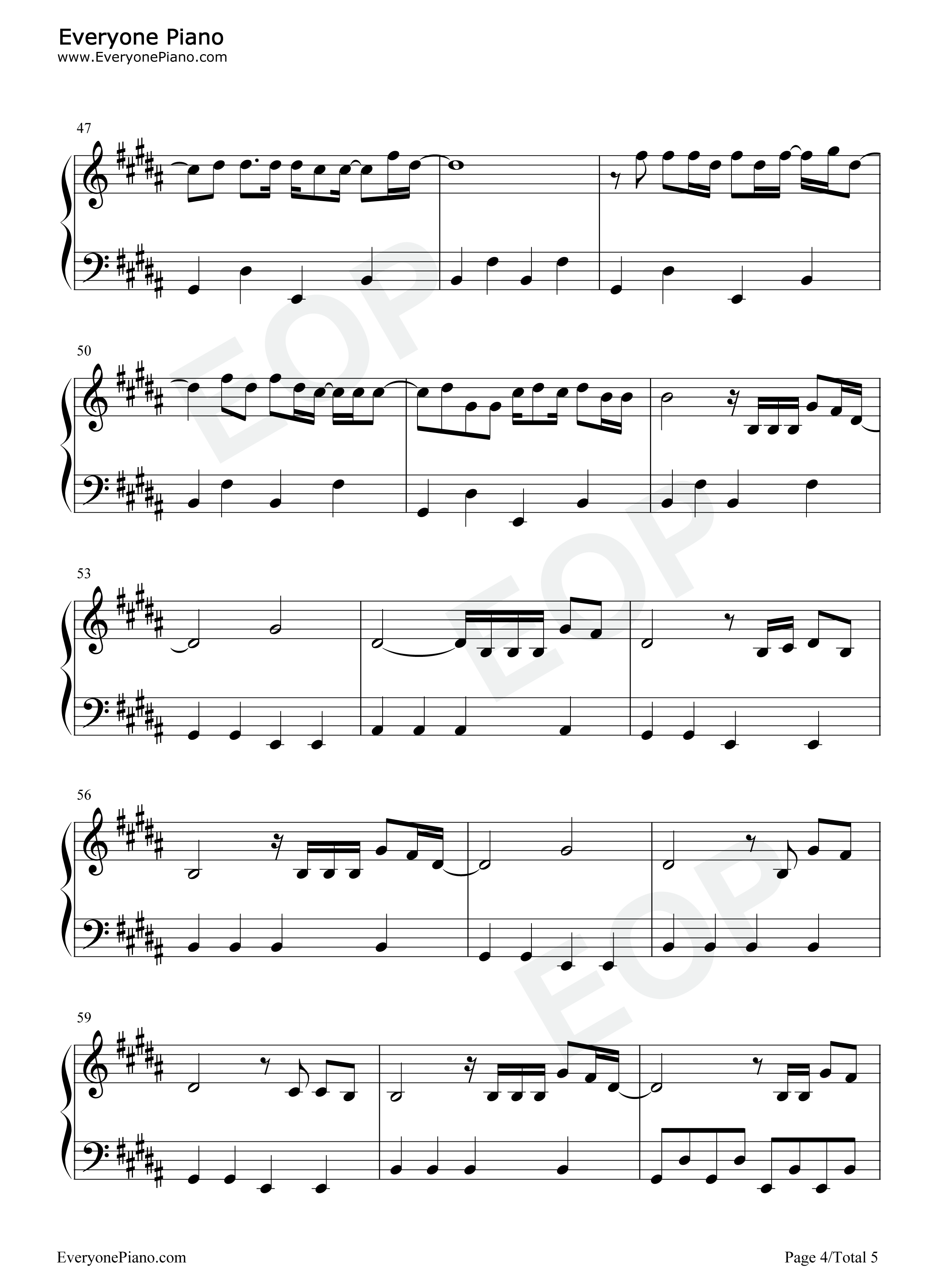 Love_to_Go钢琴谱_Lost_Frequencies_Zonderling_Kelvin_Jones