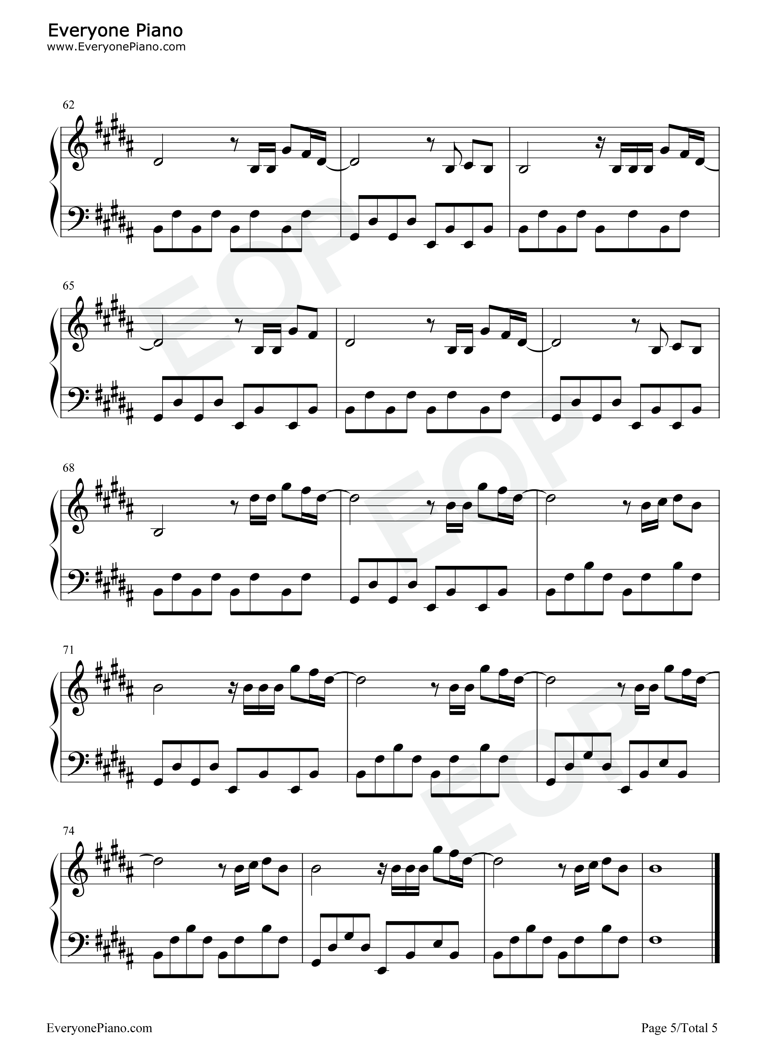 Love_to_Go钢琴谱_Lost_Frequencies_Zonderling_Kelvin_Jones