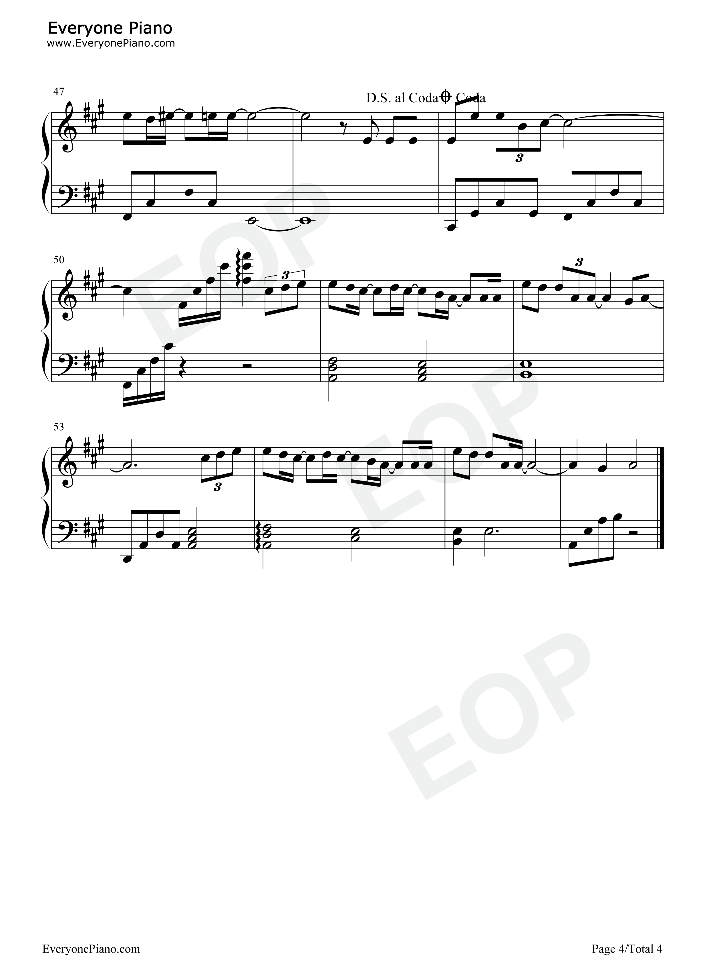 嘉宾钢琴谱_张远