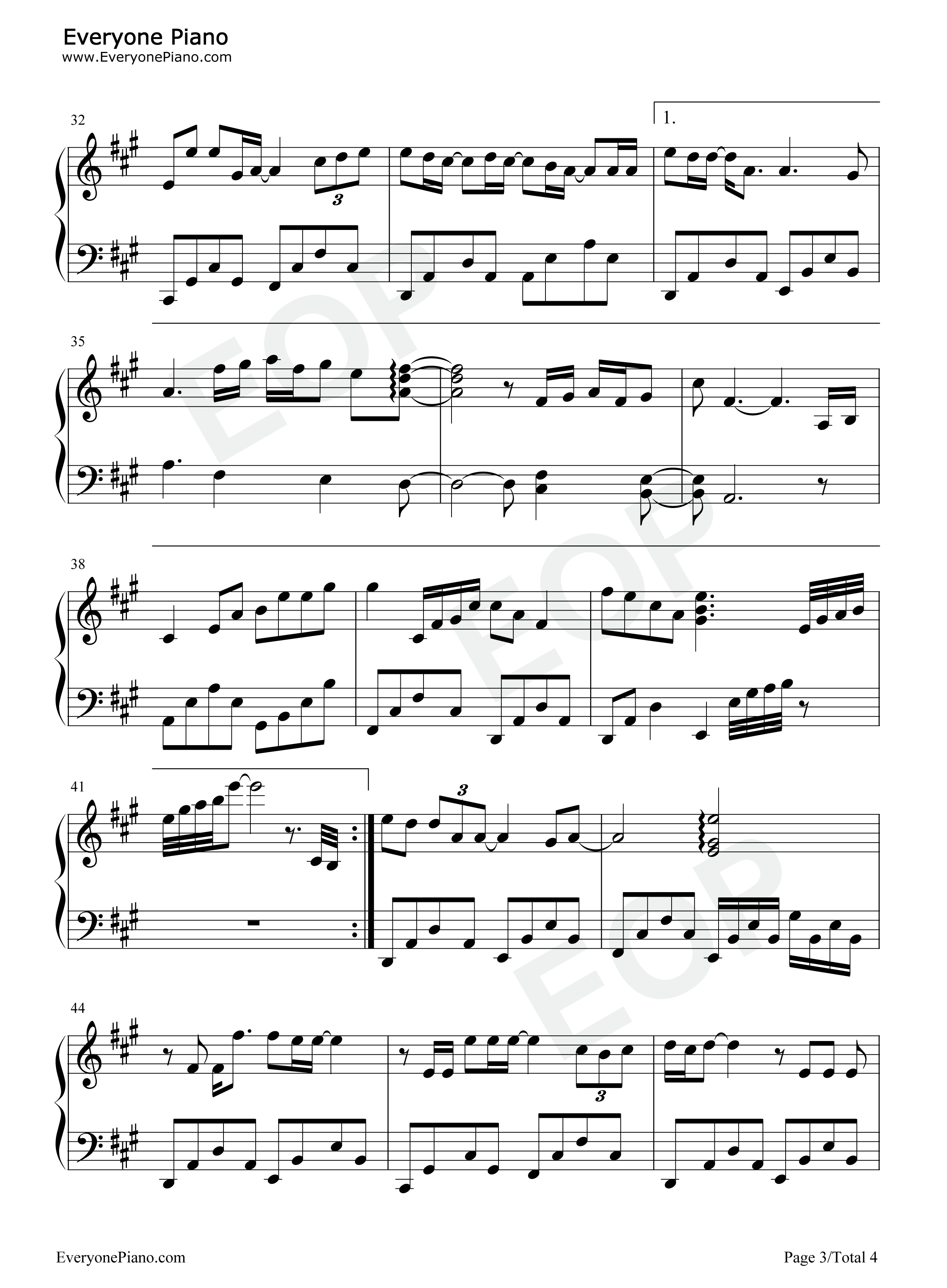 嘉宾钢琴谱_张远