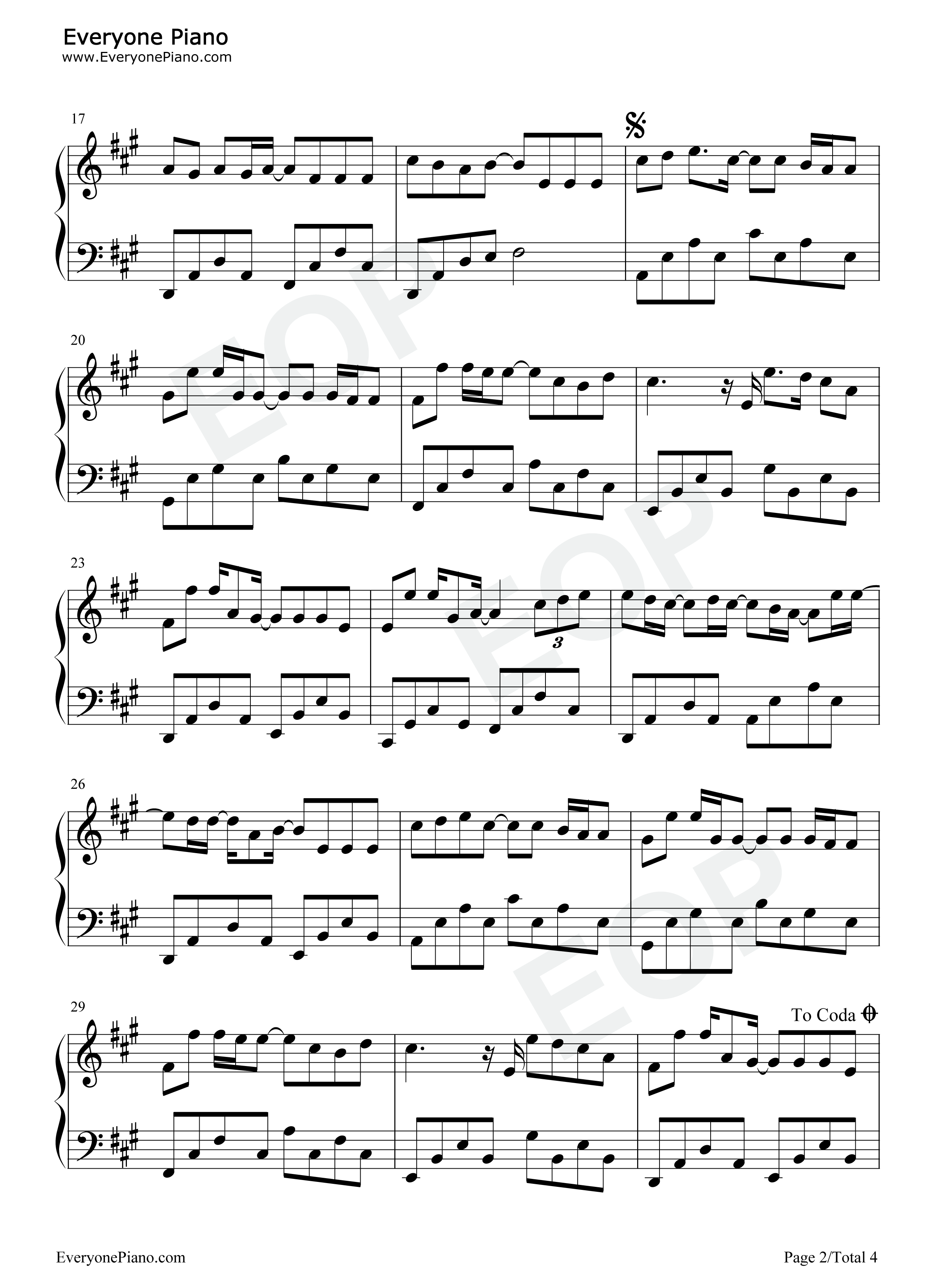 嘉宾钢琴谱_张远