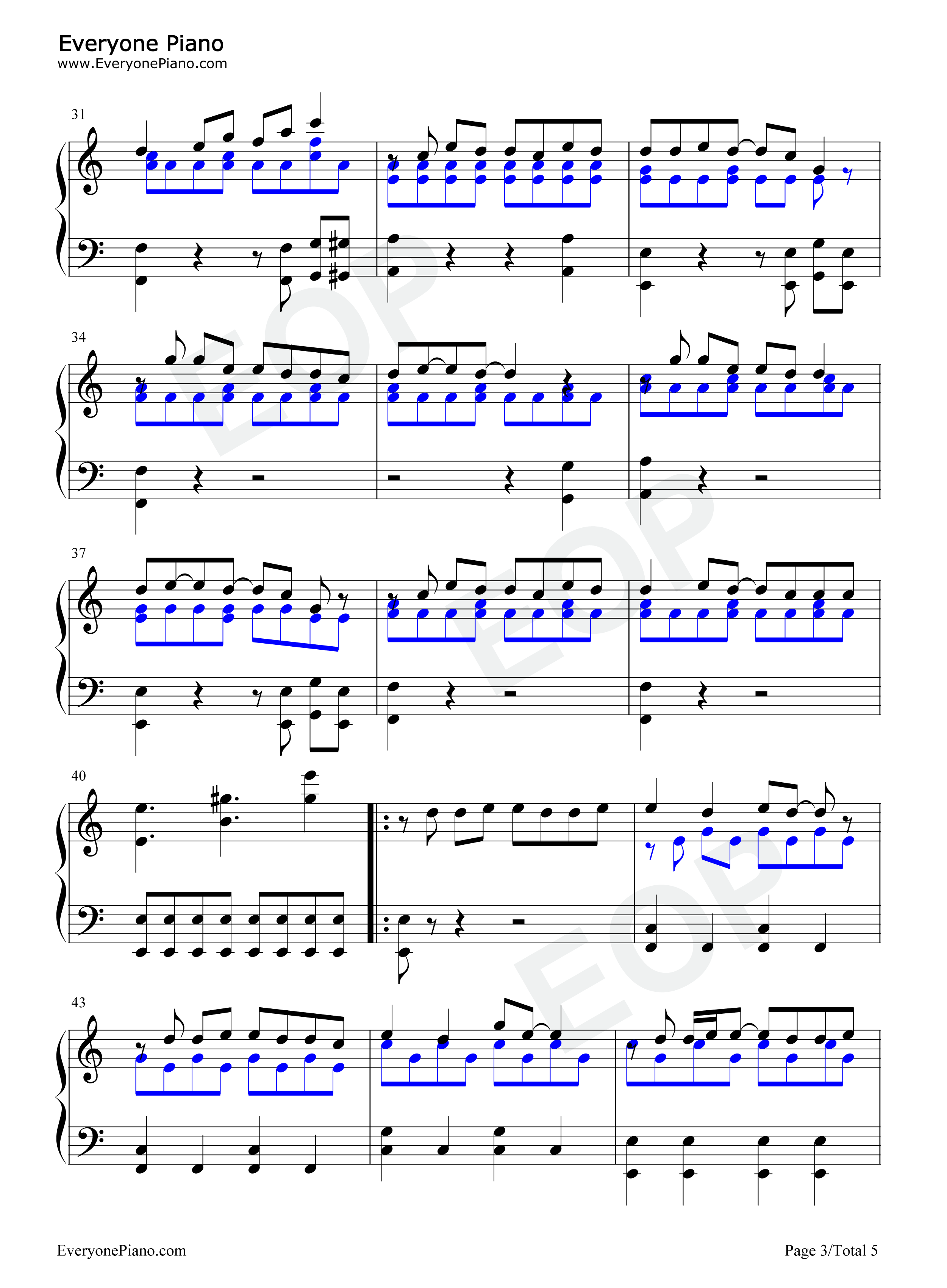 Turn_On_The_Lights钢琴谱_Jamie_Cullum