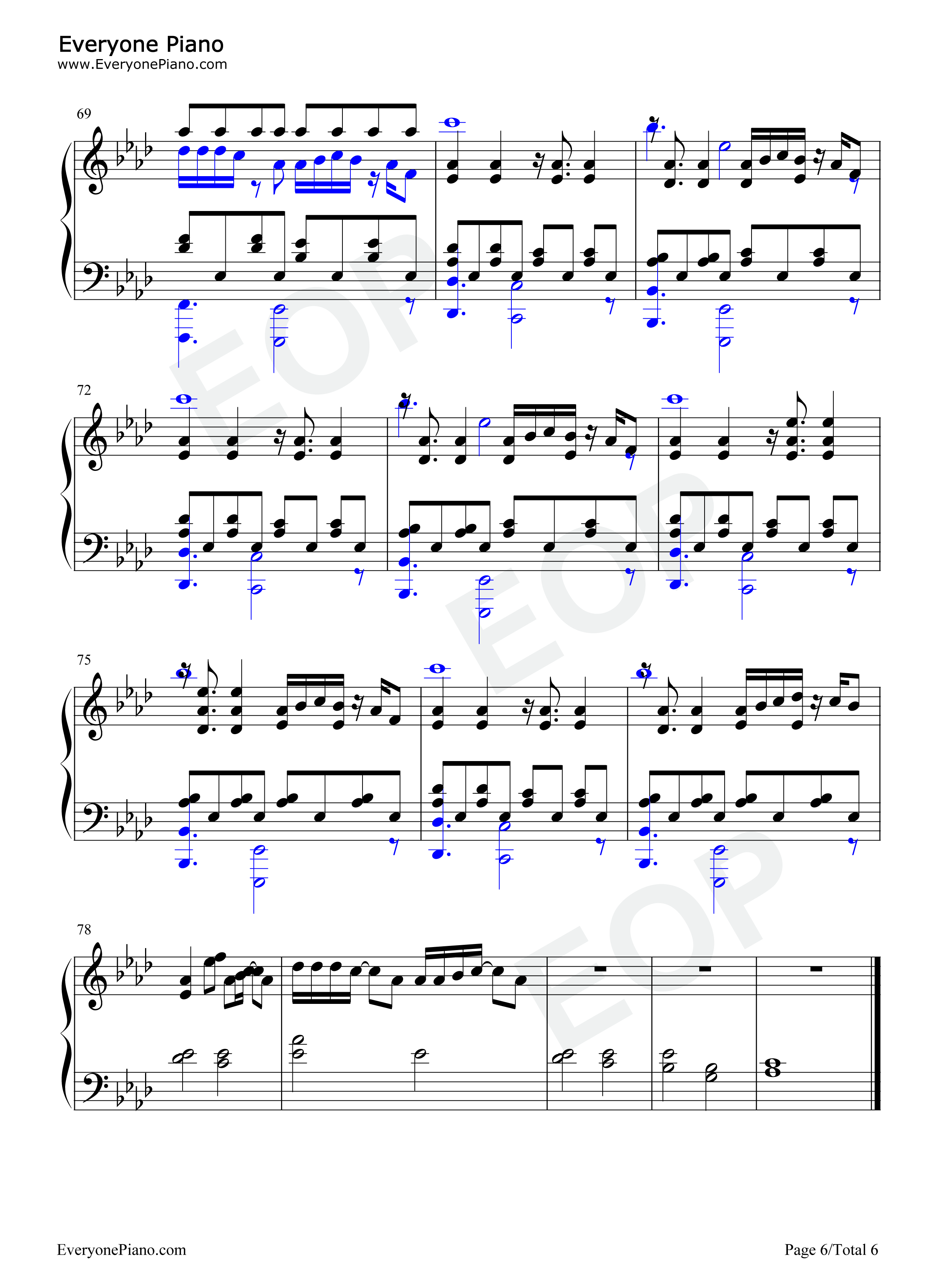 Modern_Loneliness钢琴谱_Lauv