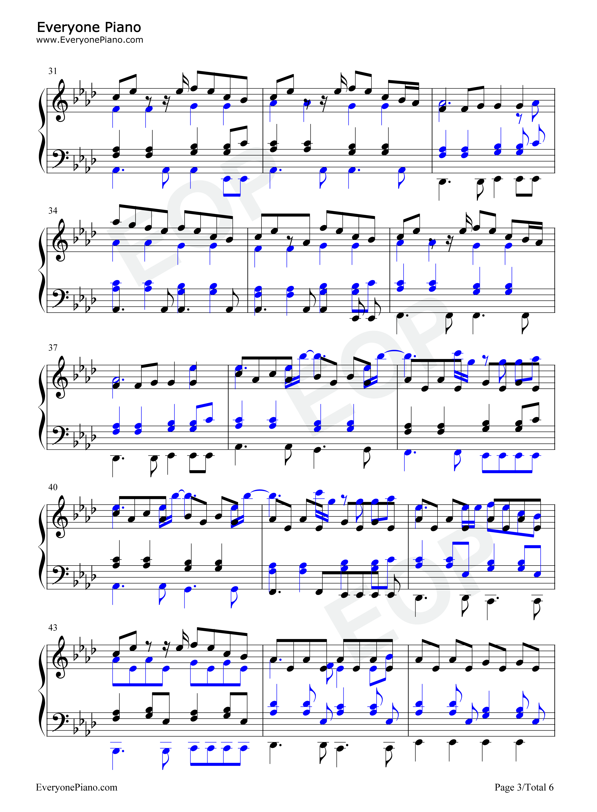 Modern_Loneliness钢琴谱_Lauv