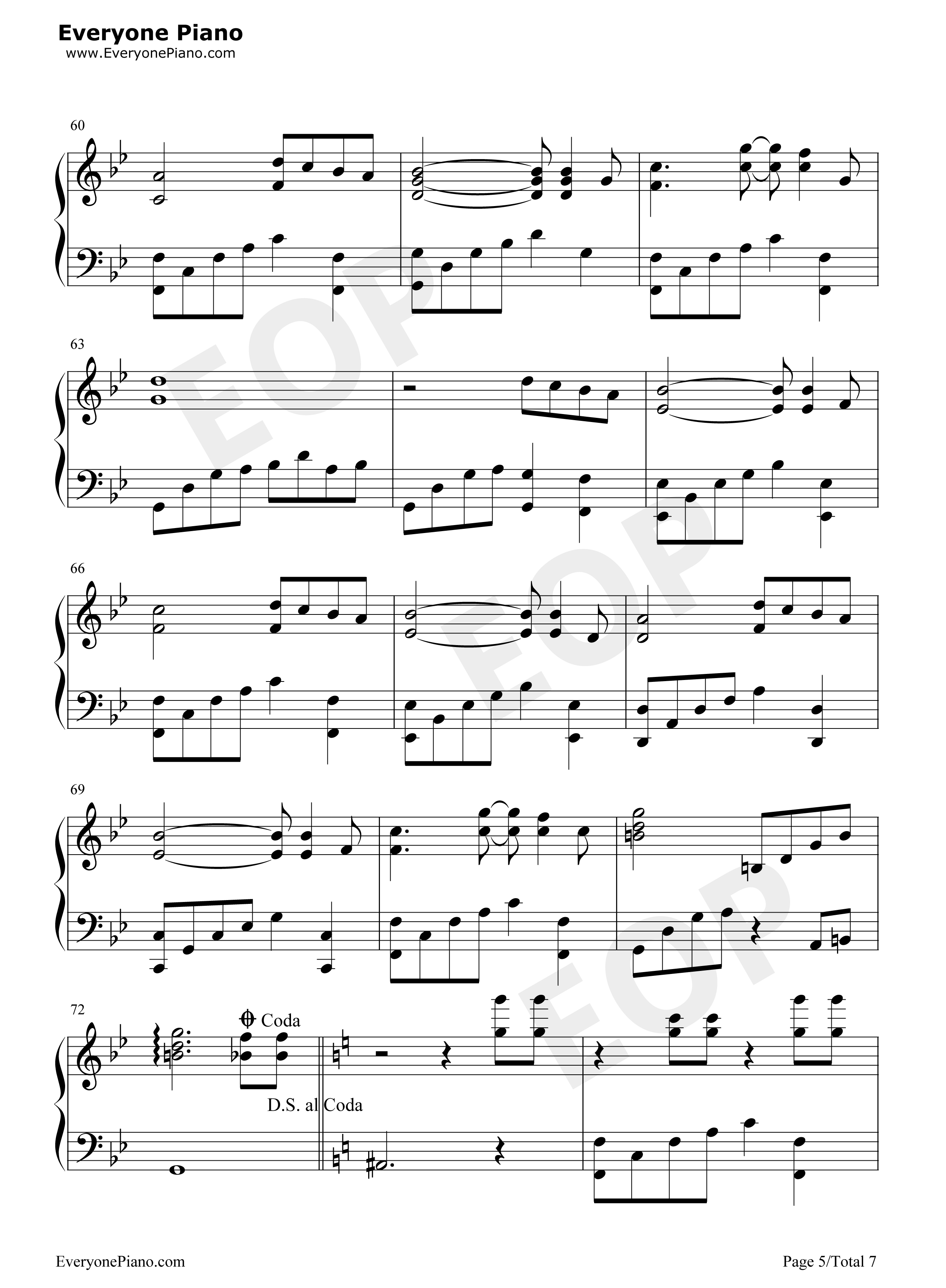 你离开的真相钢琴谱_Pianoboy__高志豪