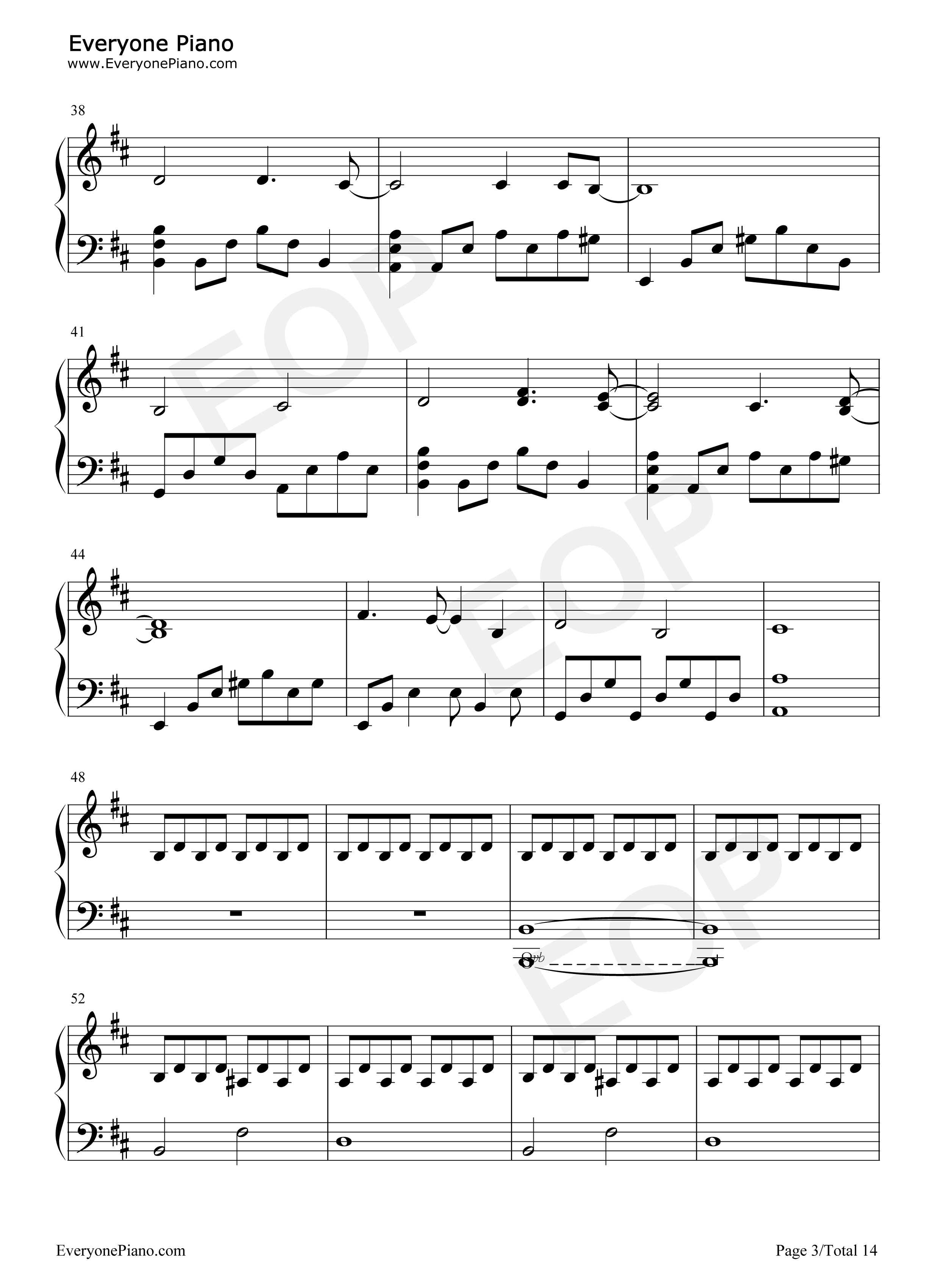 Far_From_Heaven钢琴谱_Evanescence