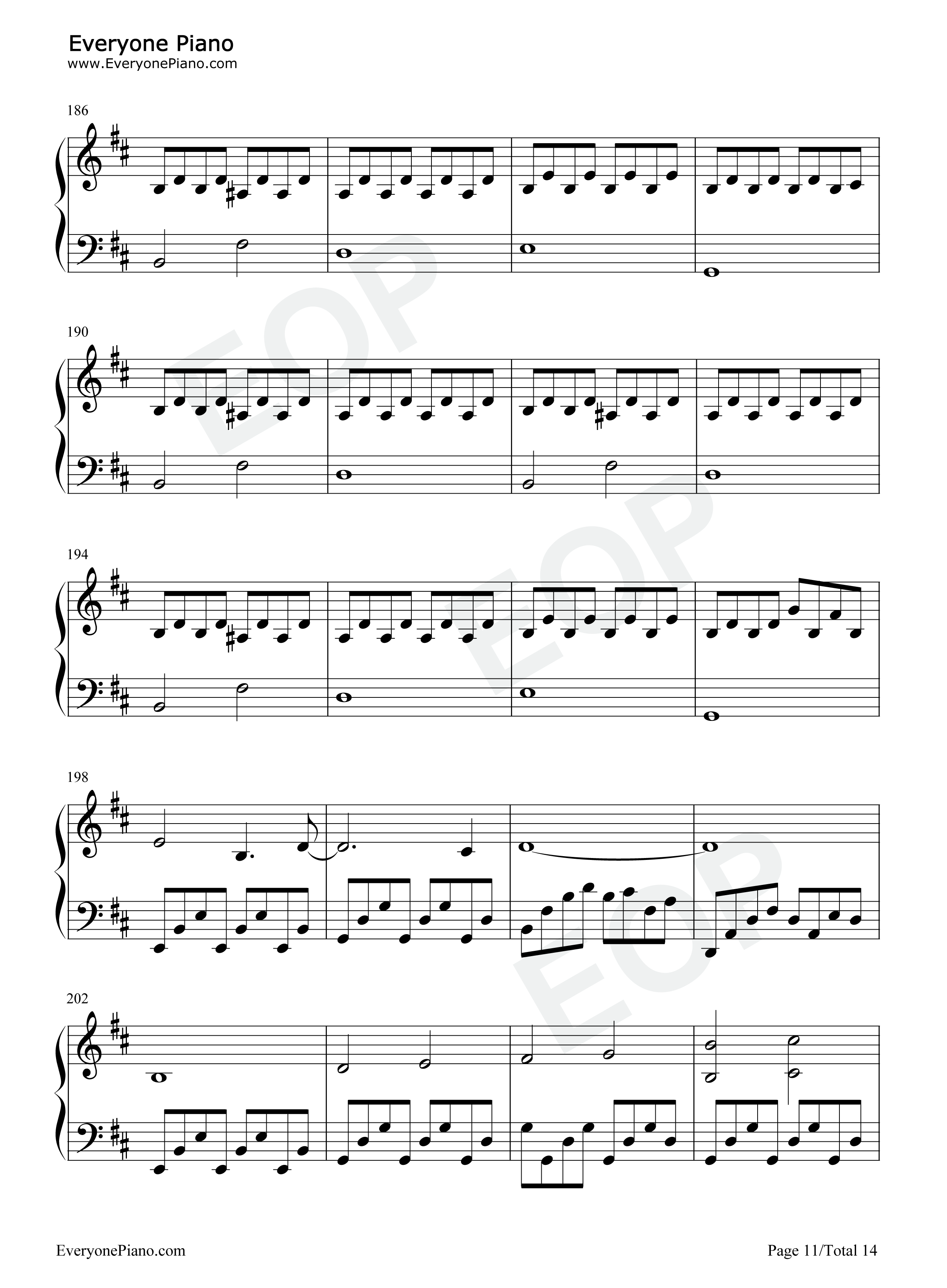 Far_From_Heaven钢琴谱_Evanescence