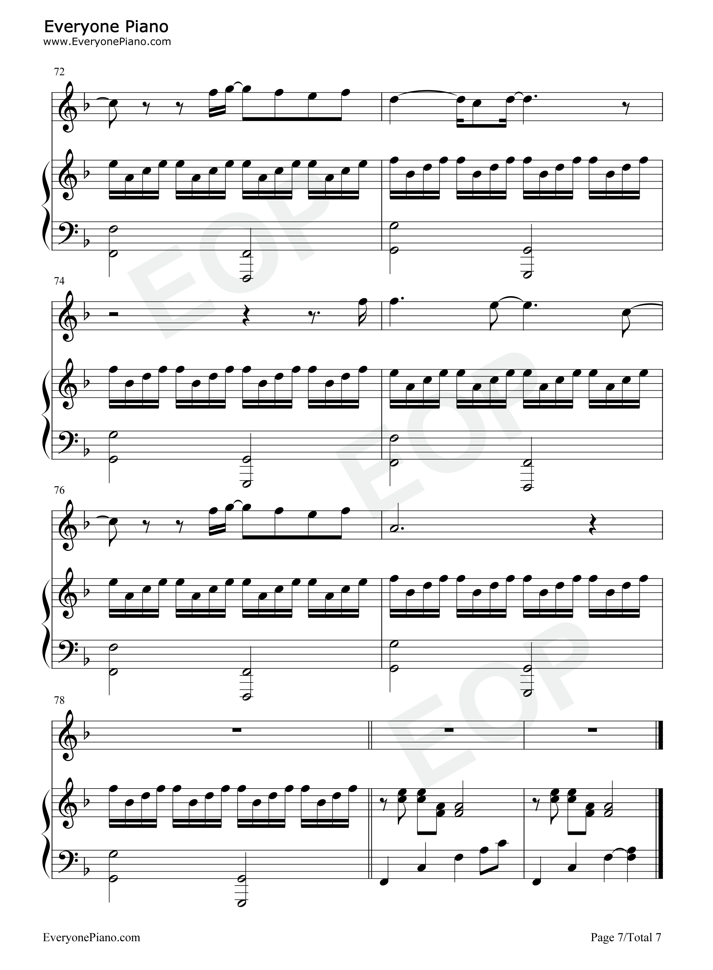 Angel钢琴谱_Finneas