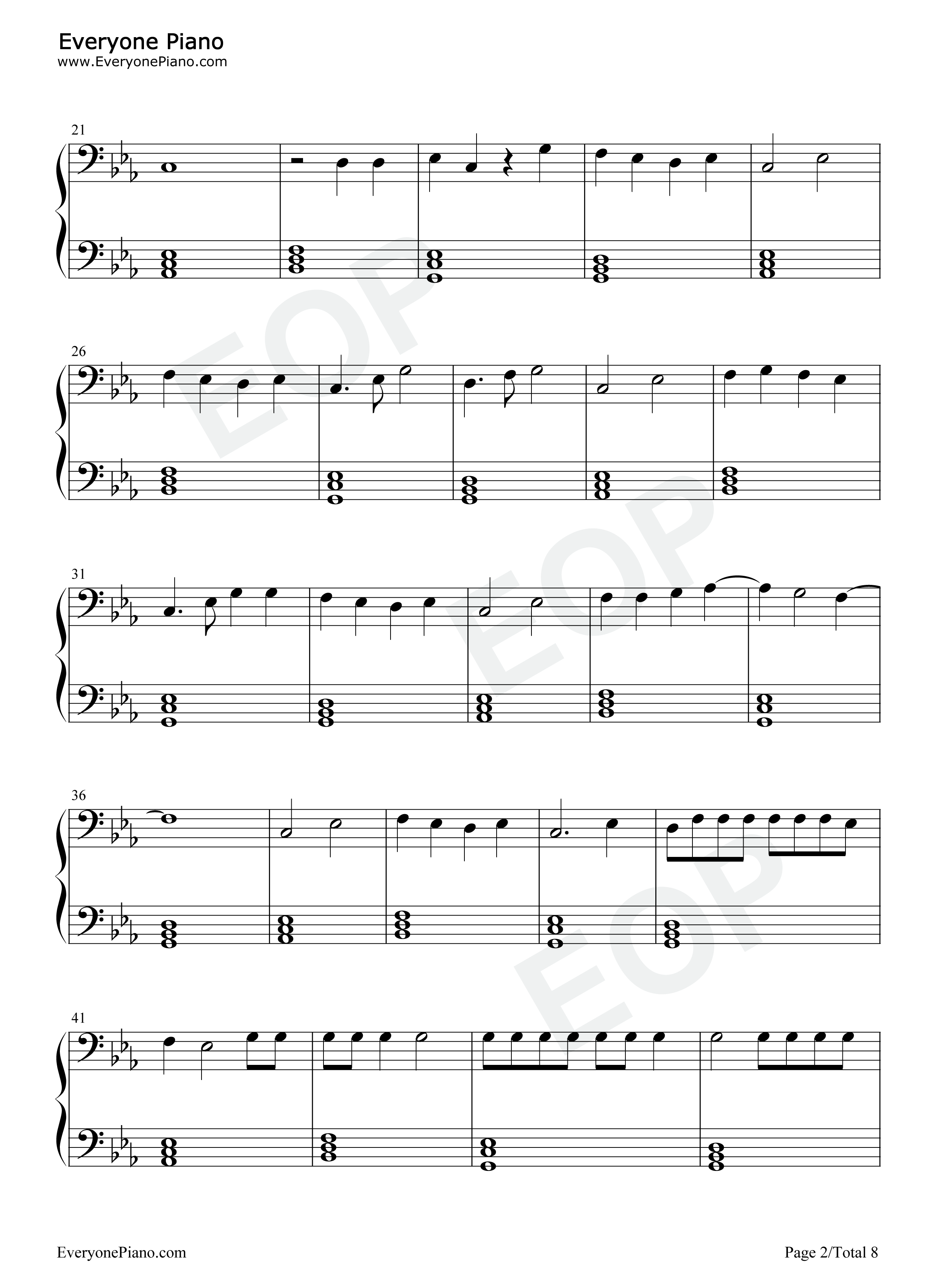 Otra_Noche_Sin_Ti钢琴谱_J_Balvin_Khalid