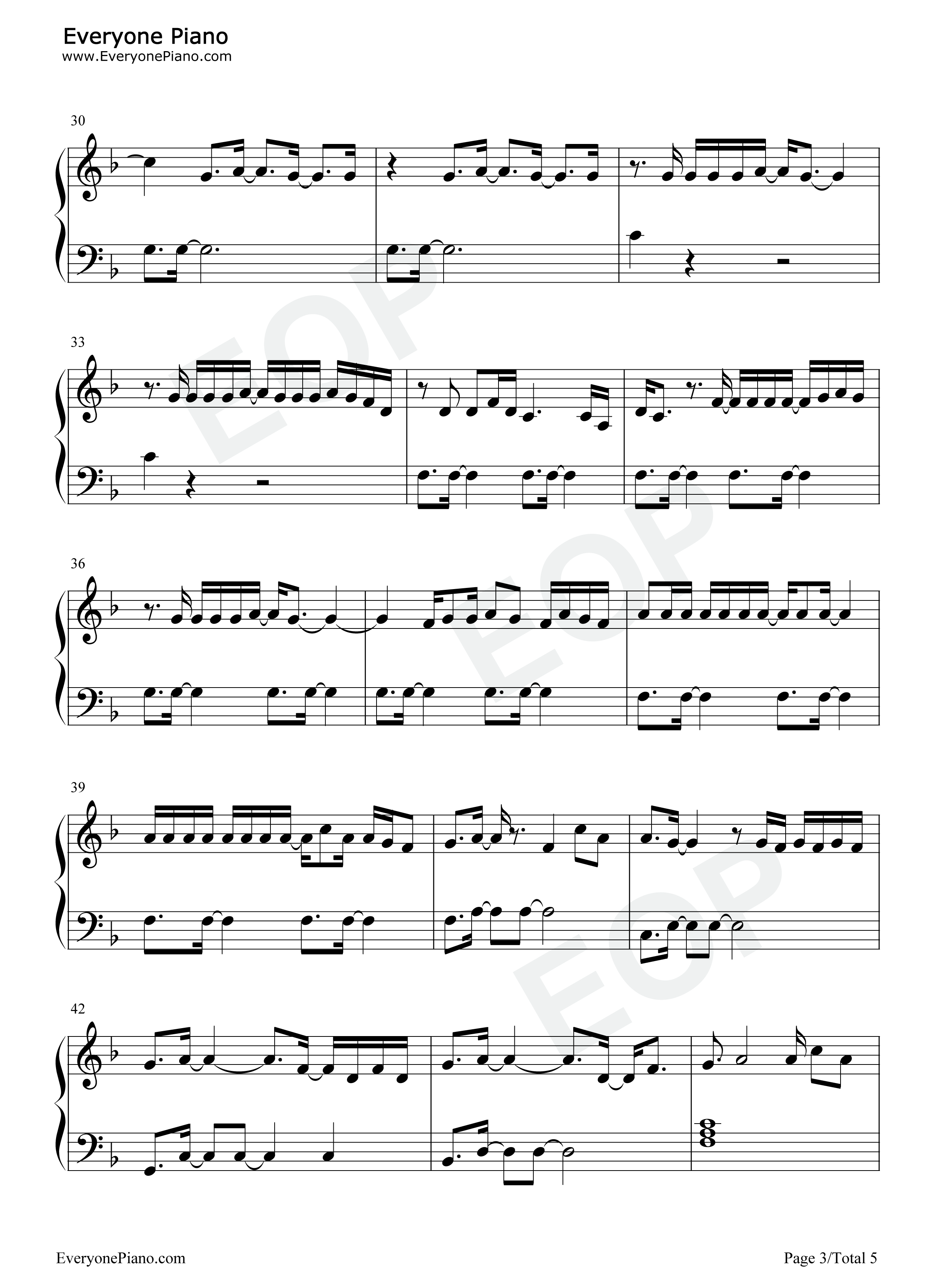 Higher_Power钢琴谱_Coldplay