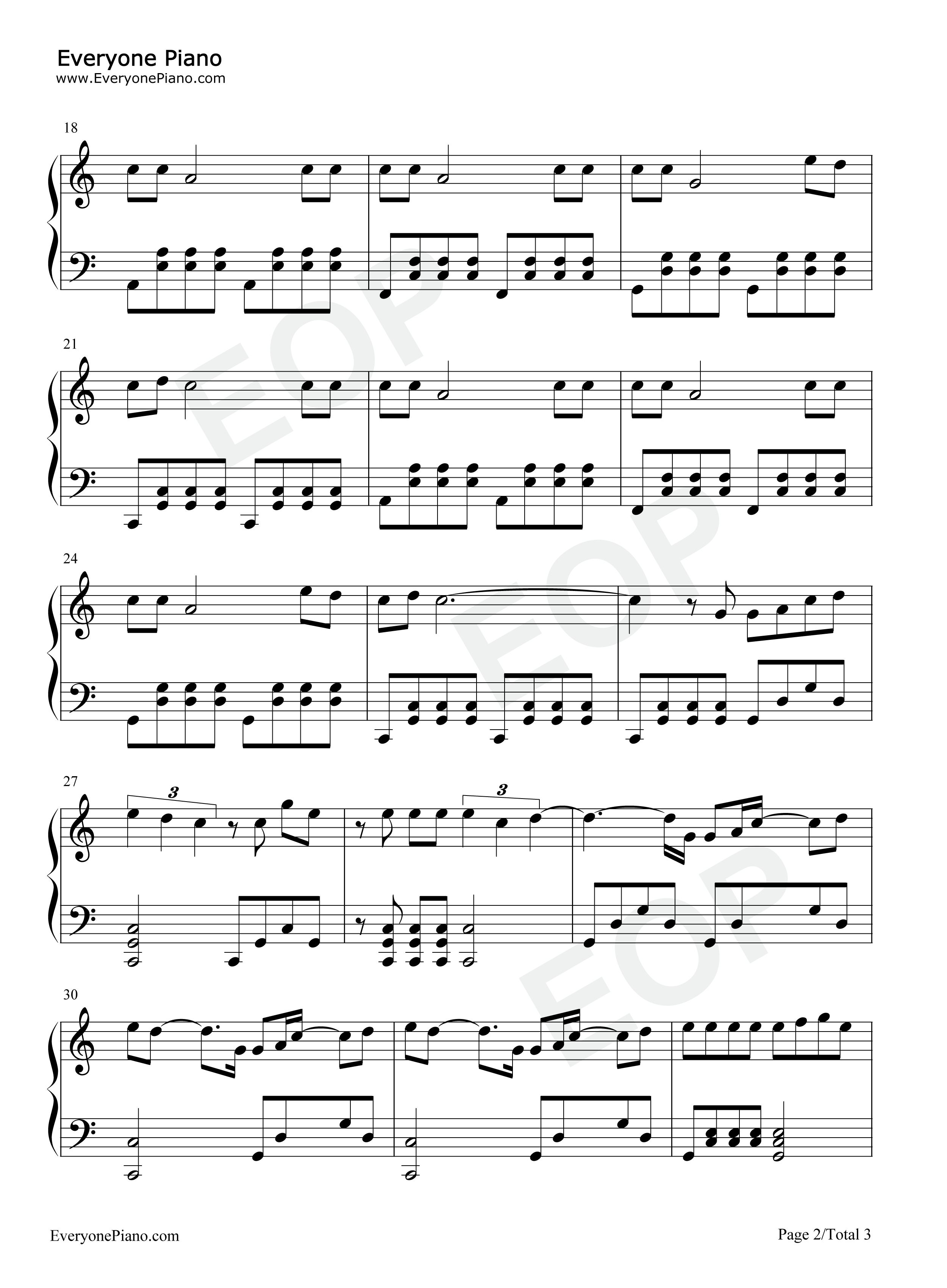 We_Rock钢琴谱_青春有你第三季