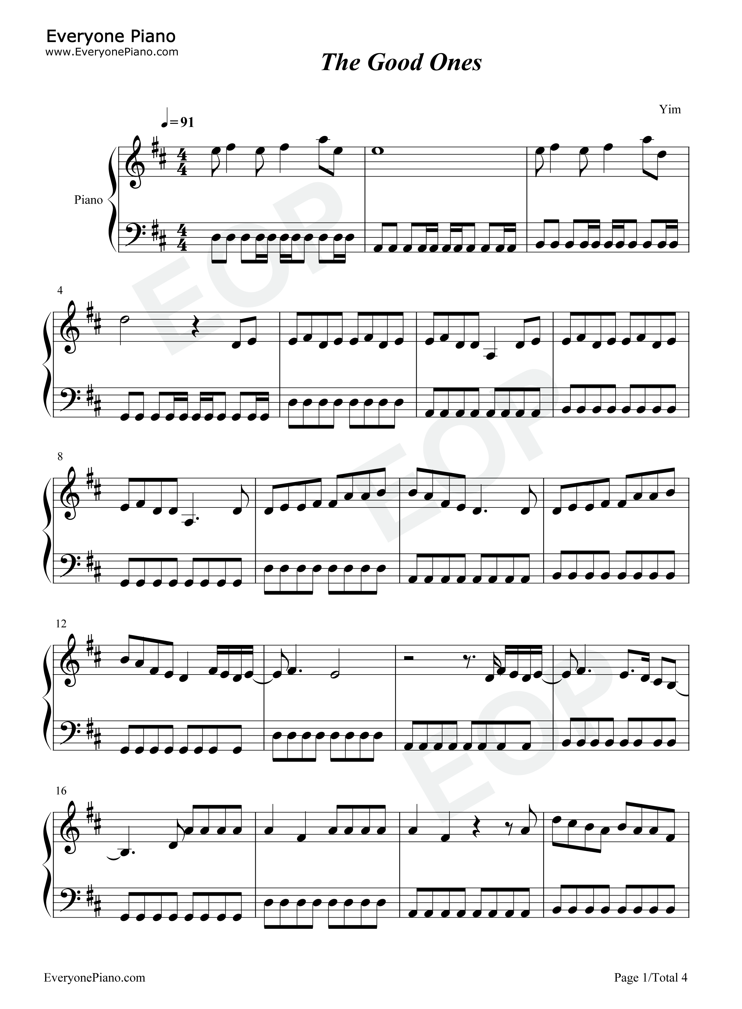 The_Good_Ones钢琴谱_Gabby_Barrett
