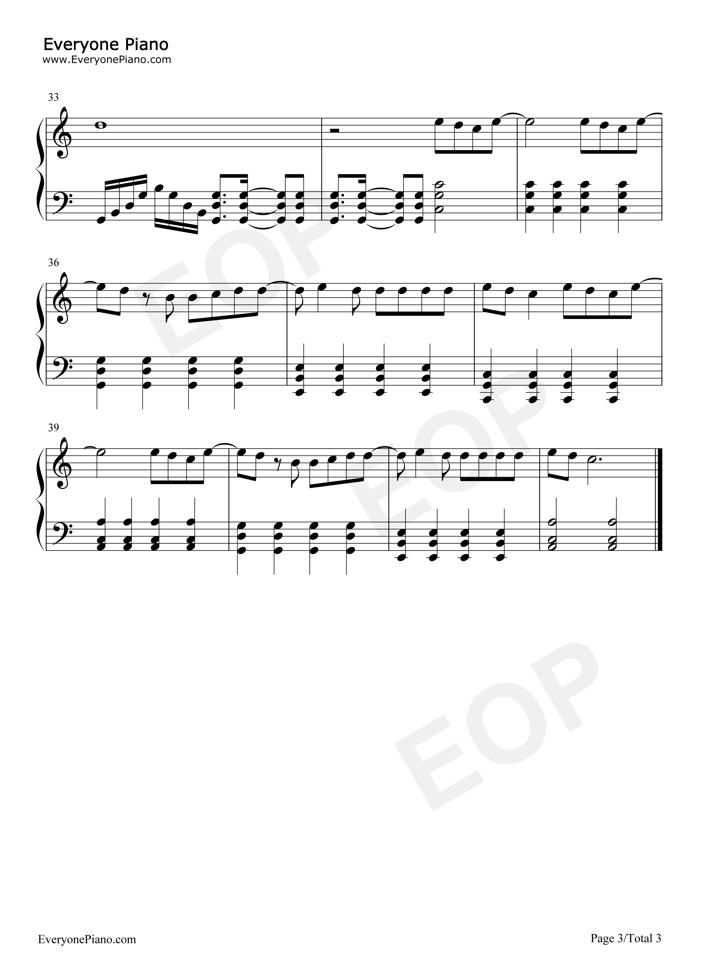 We_Rock钢琴谱_青春有你第三季