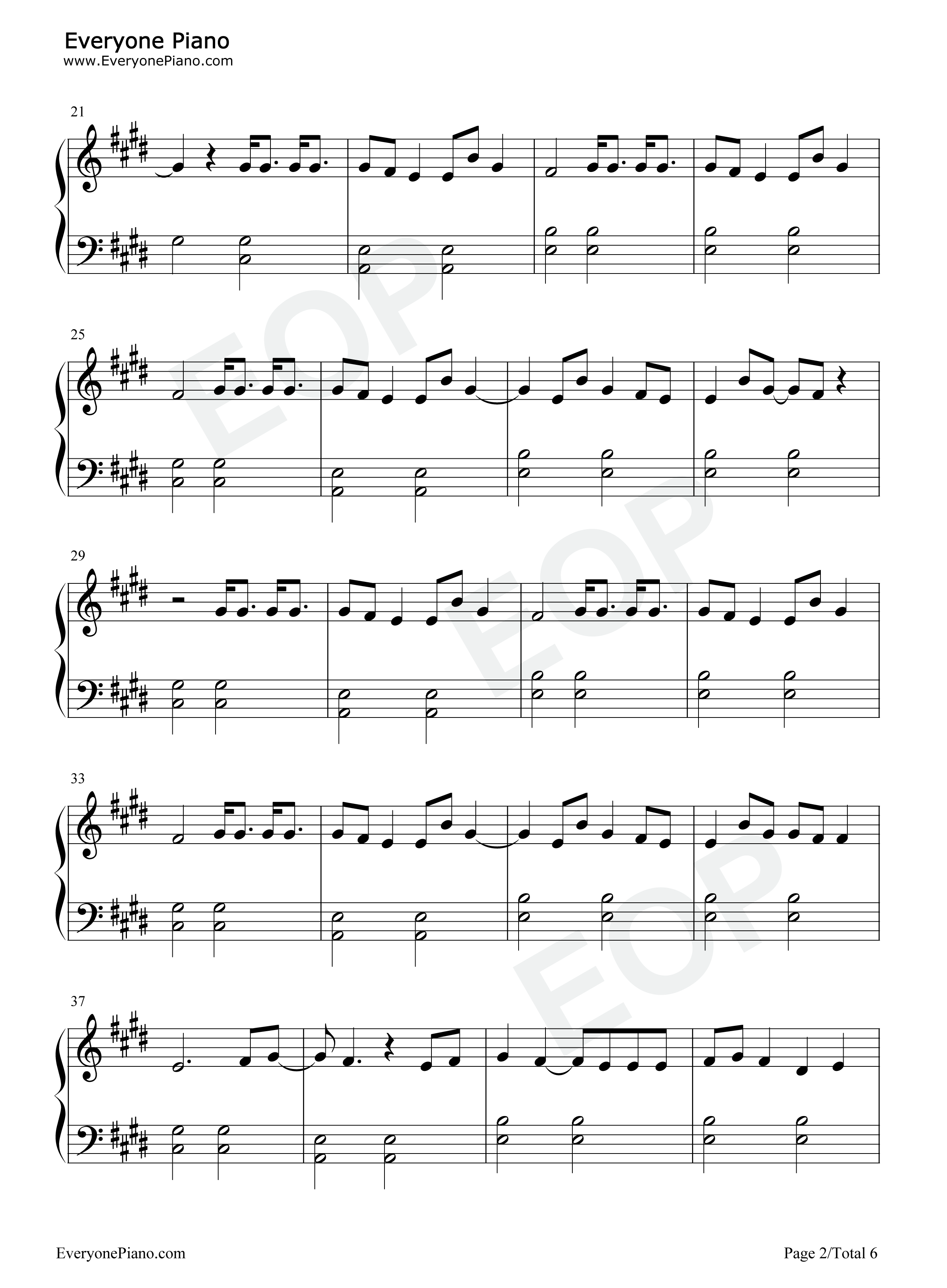 Americas_Sweetheart钢琴谱_LILHUDDY