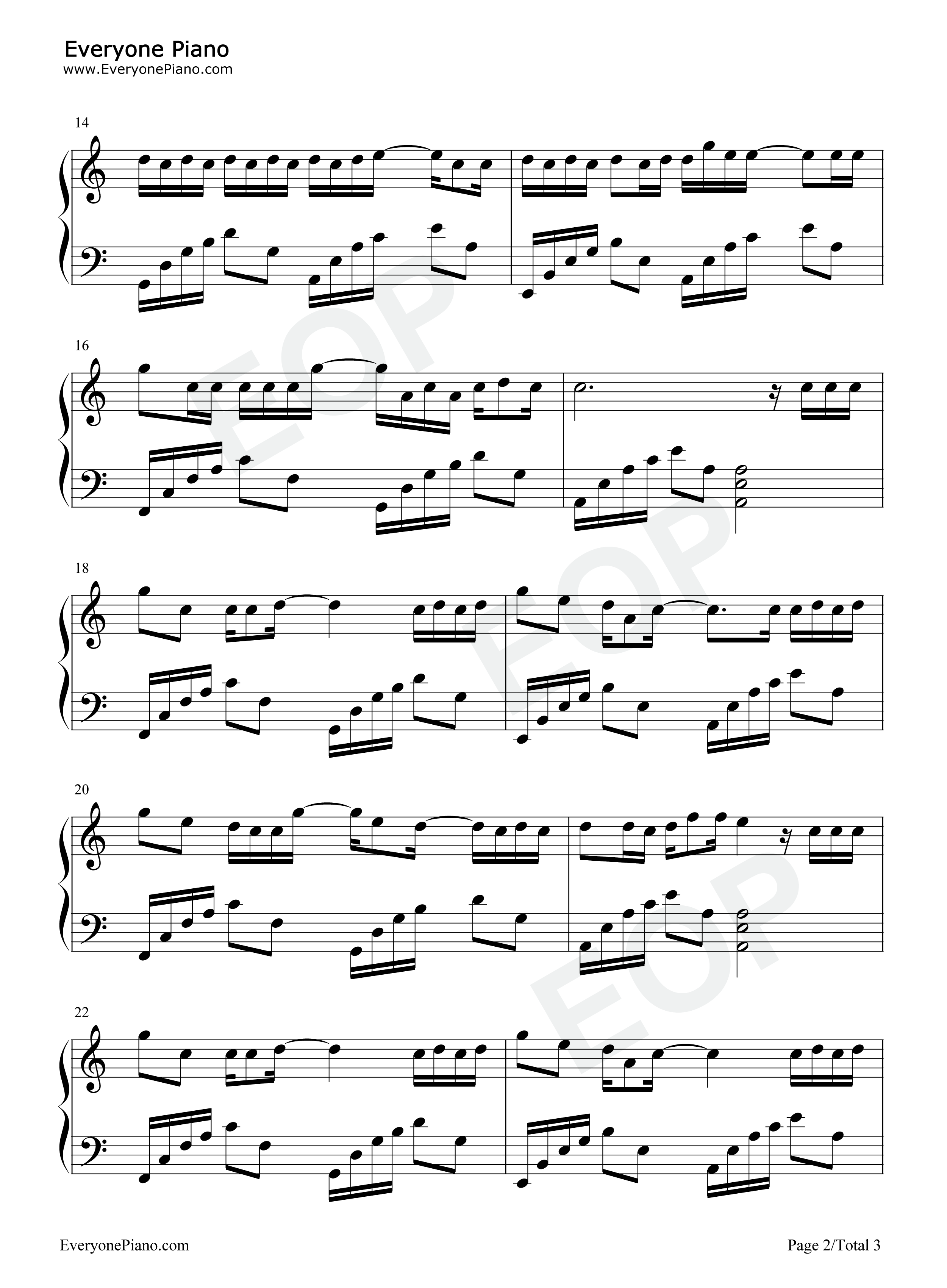 八小时时差钢琴谱_郑鱼