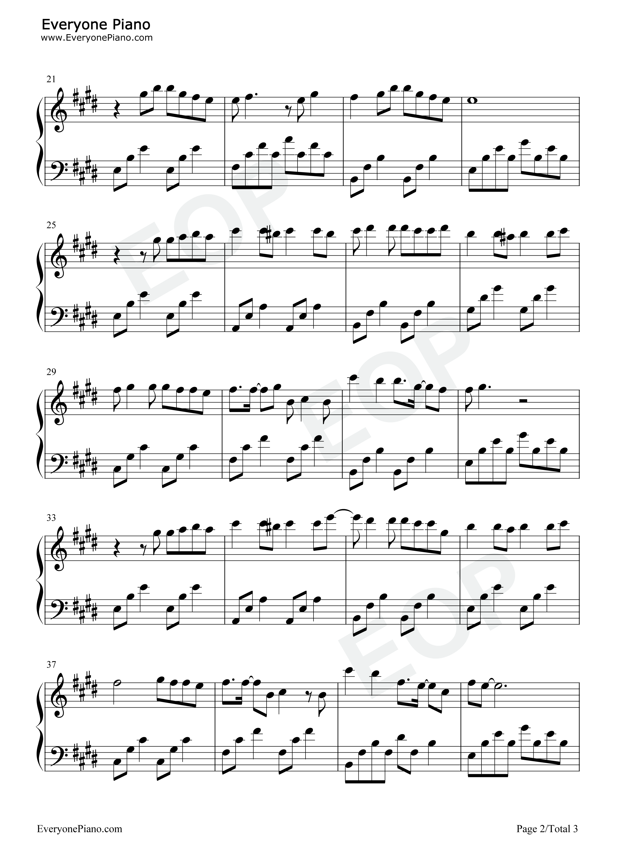 吉他初恋钢琴谱_刘大壮