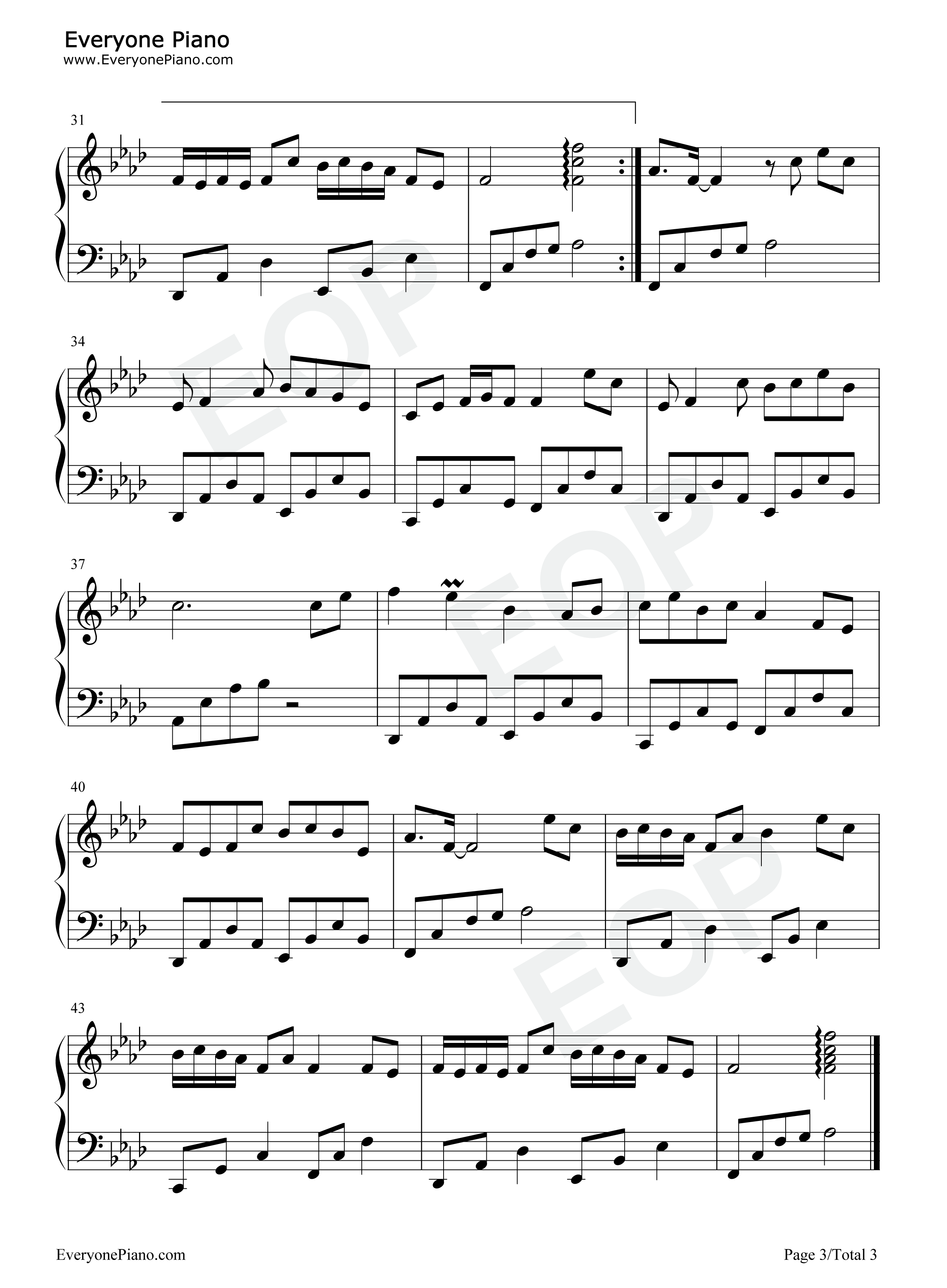 半生雪钢琴谱_是七叔呢