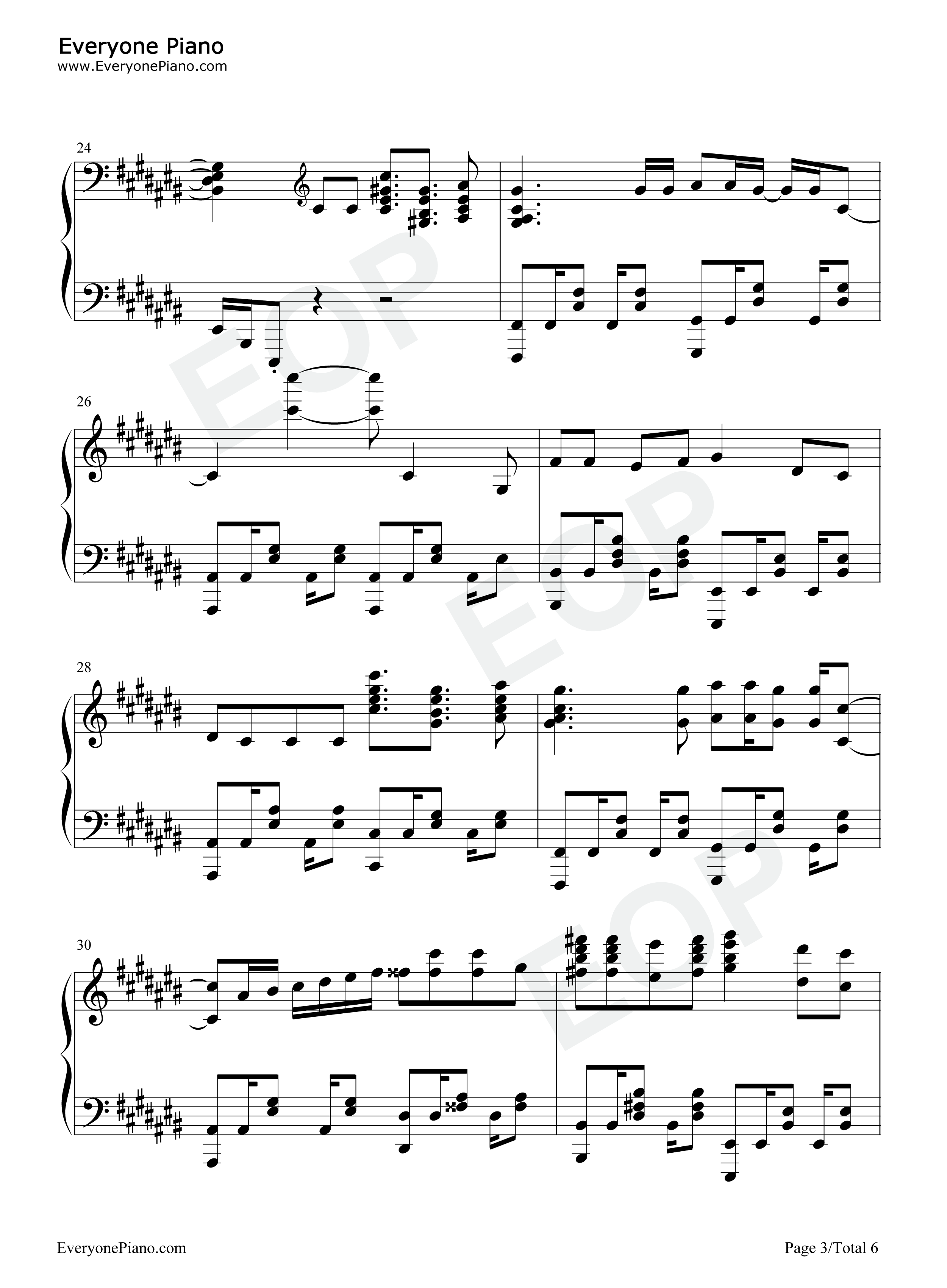 セントラル钢琴谱_坂口有望