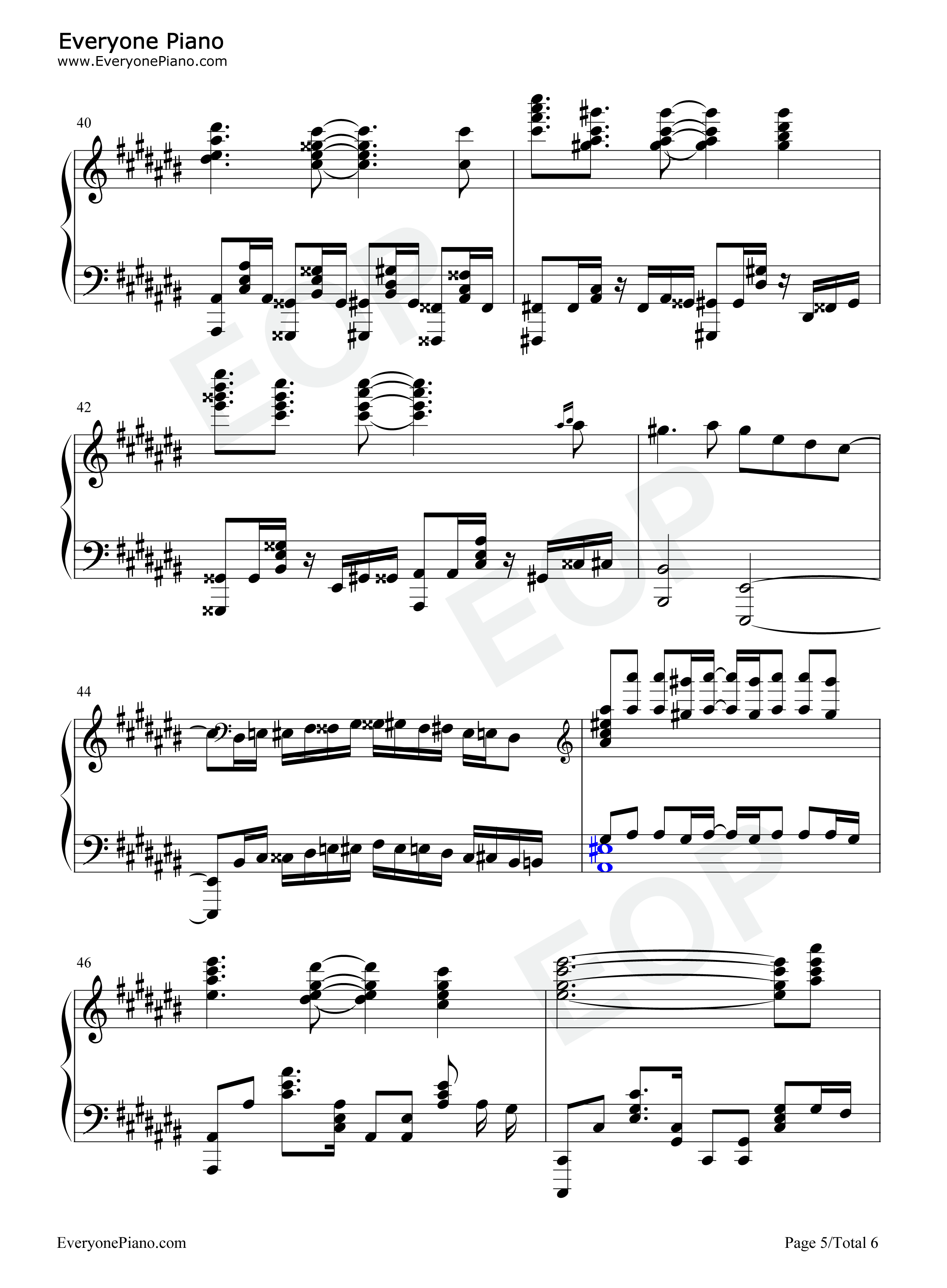 セントラル钢琴谱_坂口有望