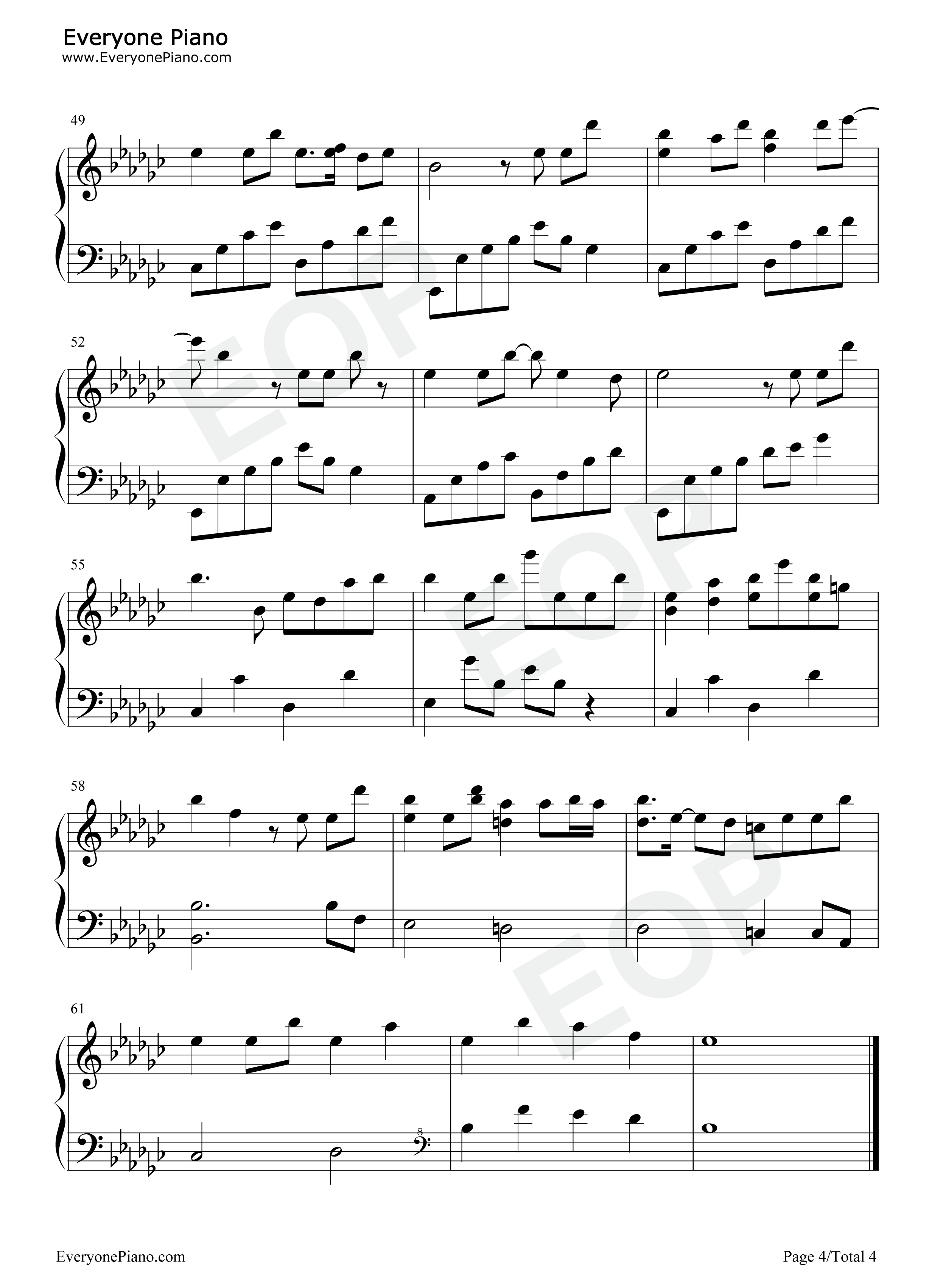 红马钢琴谱_一颗狼星_许篮心